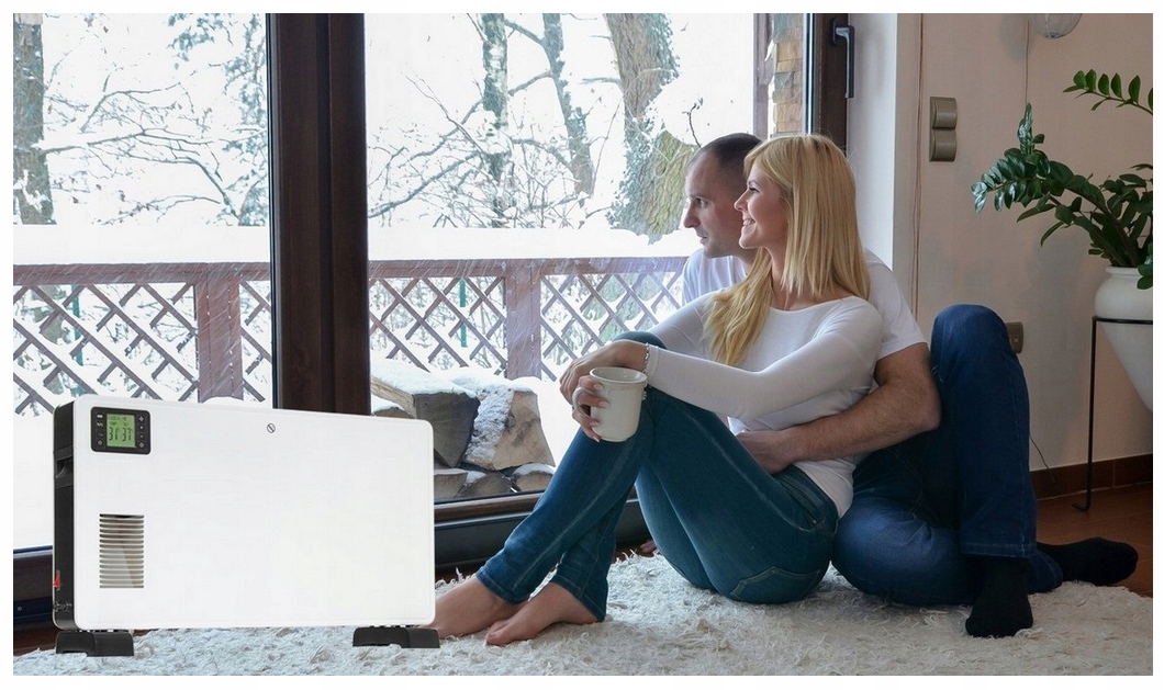 Grzejnik konwektorowy Lehmann WIFI 2300 W biały Szerokość 730 mm