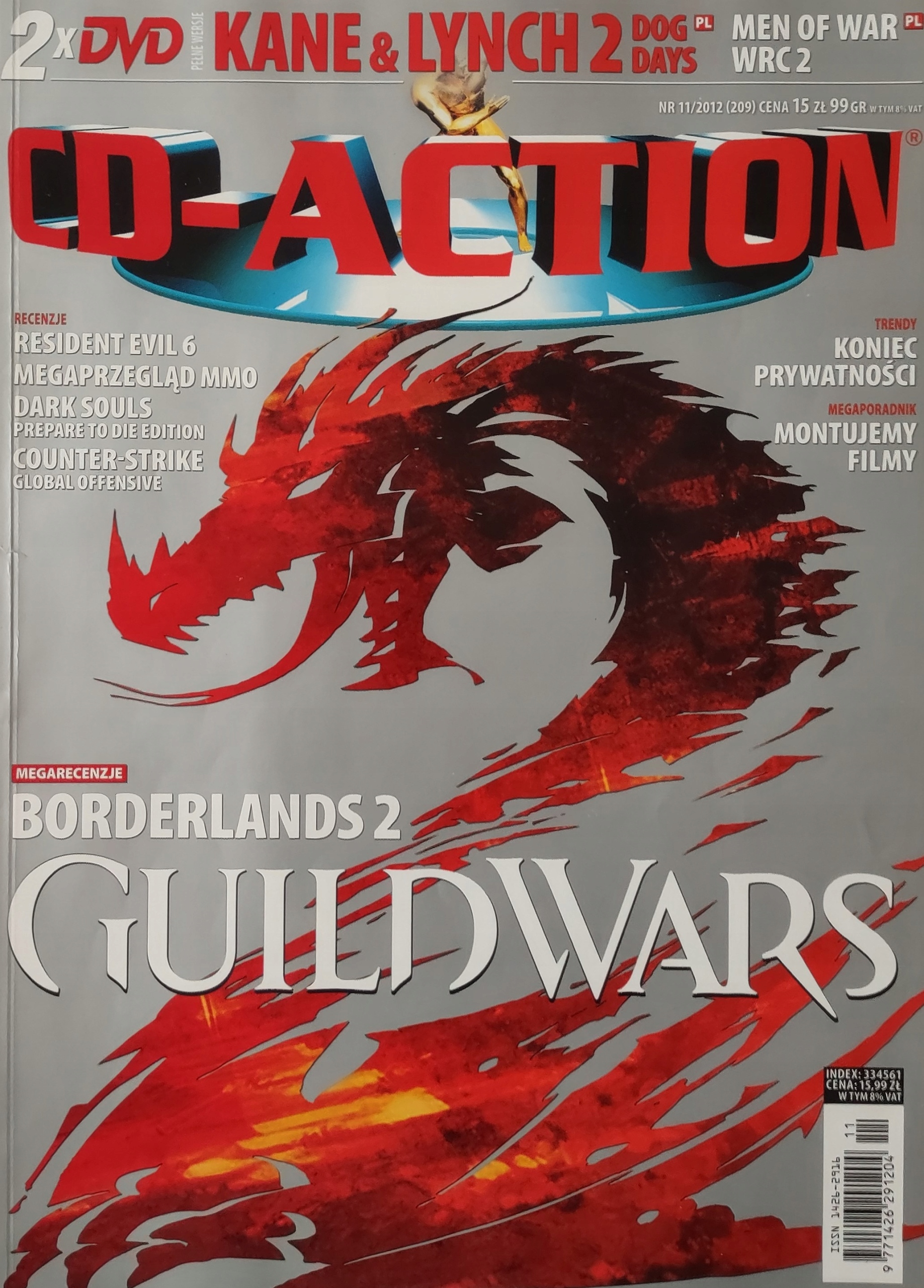 CD-Action 11 / 2012 bez płyt cd