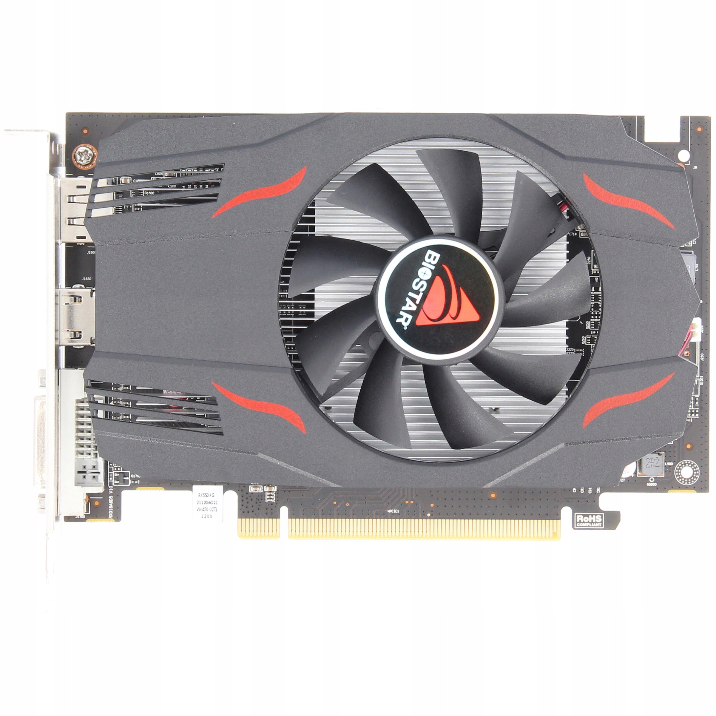 Nowa Karta graficzna Biostar RX550 4096GDDR5/128BIT Hdmi