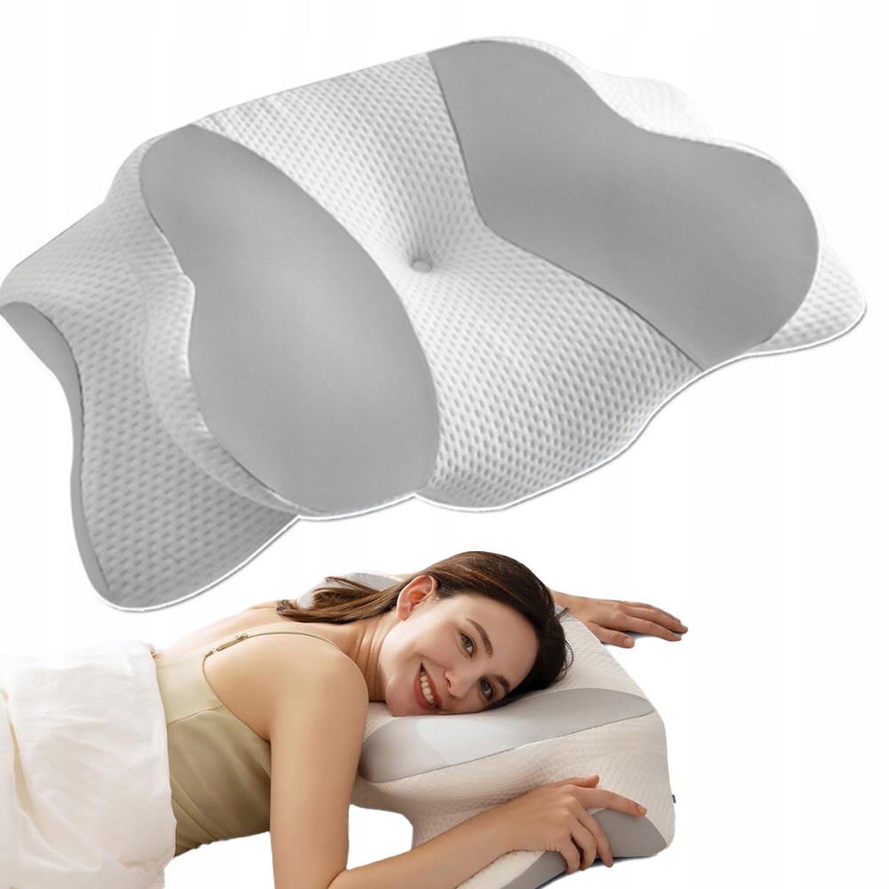 Ortopedický Polštář Ergonomická S Paměťovou Pěnou Profilovanou Pod Krkem