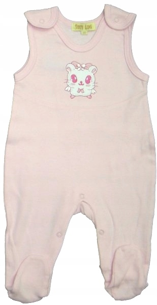Śpiochy Bawełniane SB10612- pink (56 - 86 )