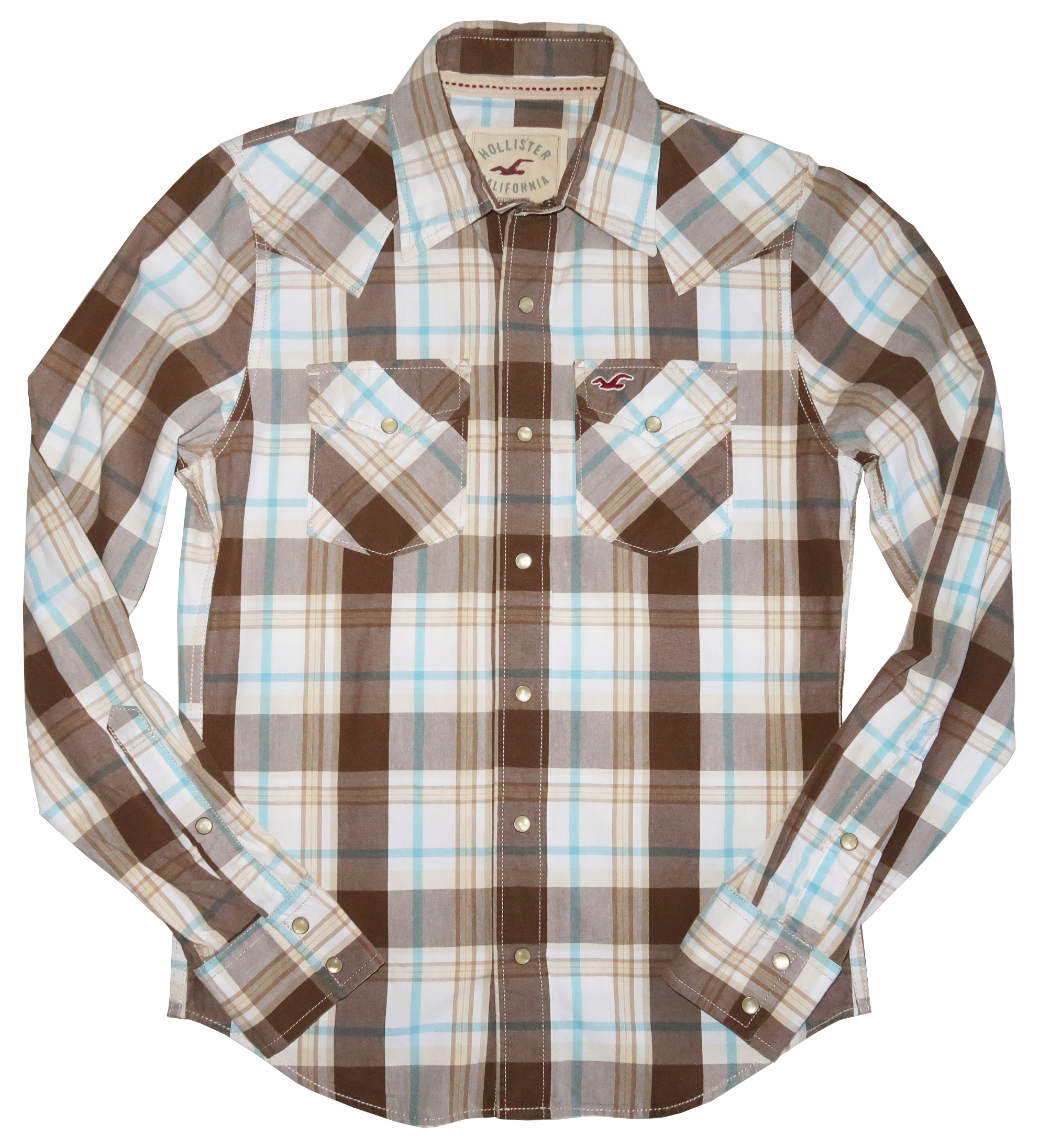 Hollister Koszula w krat\u0119 Na ca\u0142ej powierzchni W stylu casual Moda Koszule Koszule w kratę 