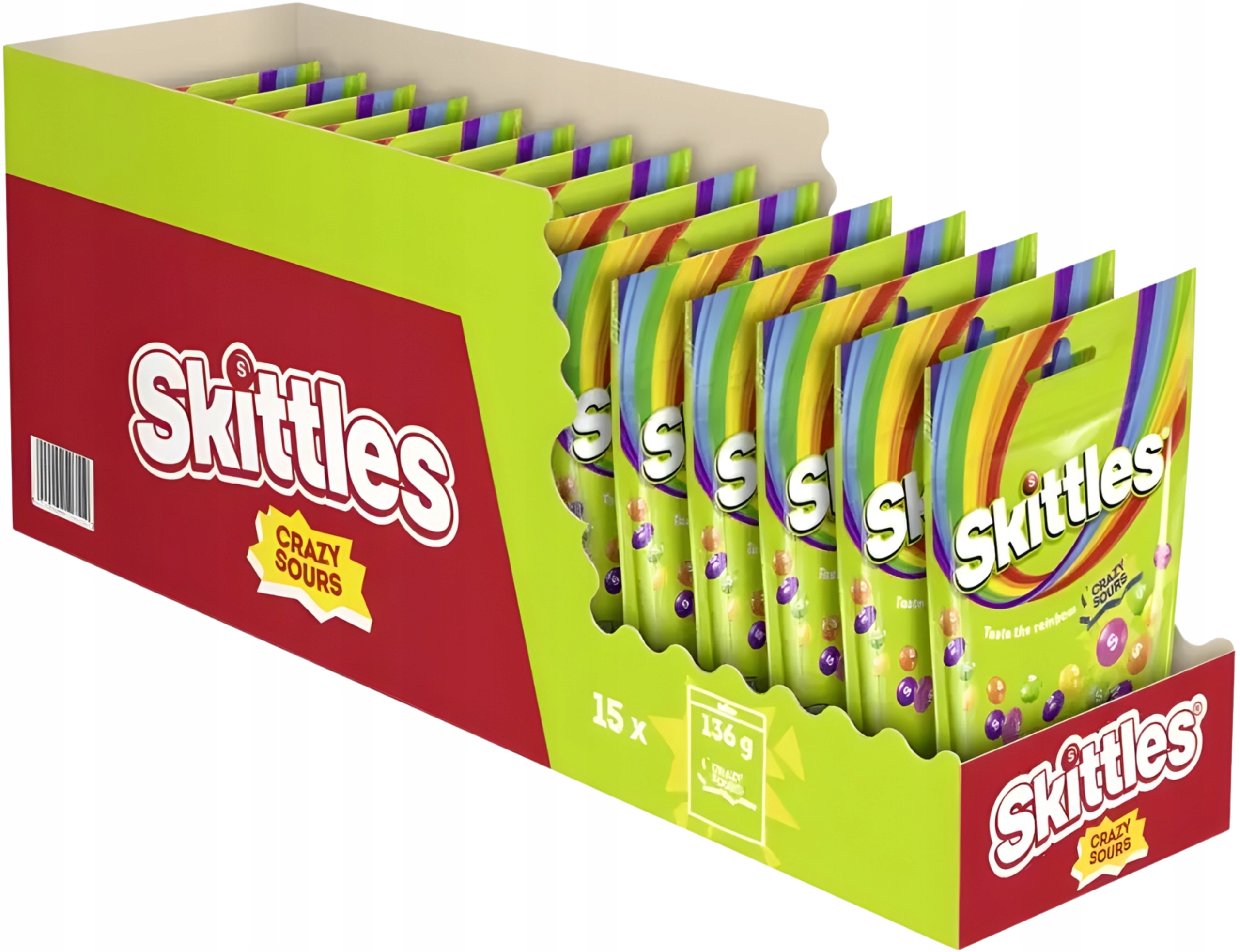 Skittles Crazy Sours 15×152g