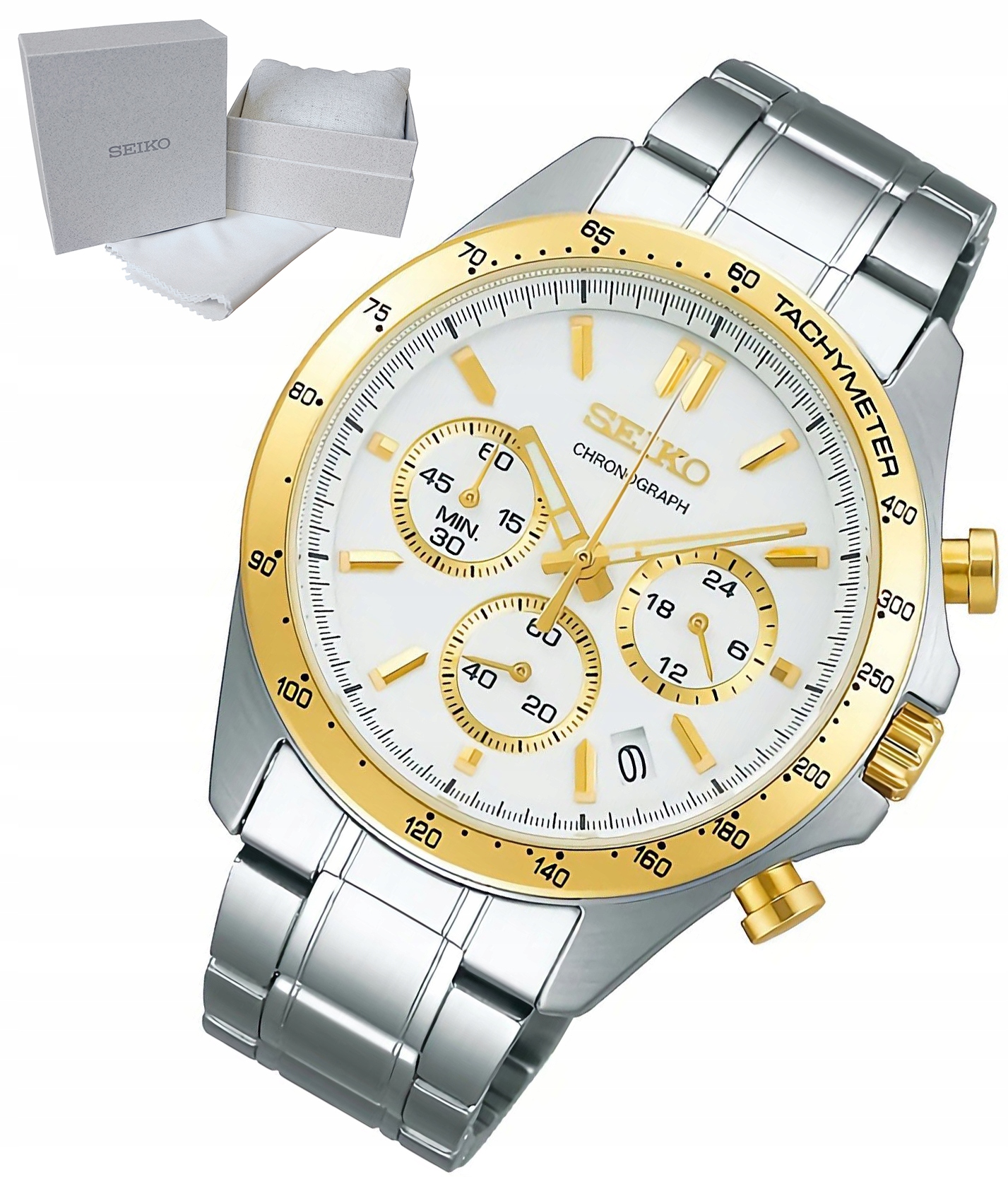 Pánské Hodinky Seiko Sportovní Chronograf SBTR024 Krabička