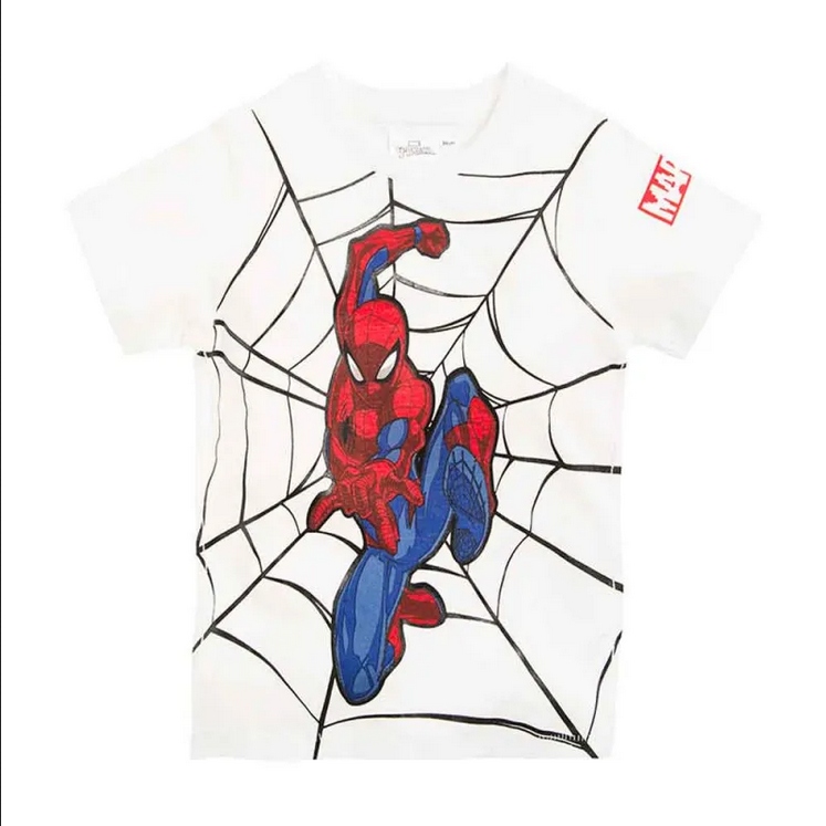 

Cool Club T-shirt chłopięcy biały Spider-Man r 128