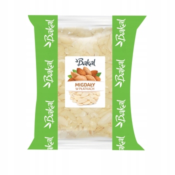 Levně 1x 1 kg Bakal Mandle plátky