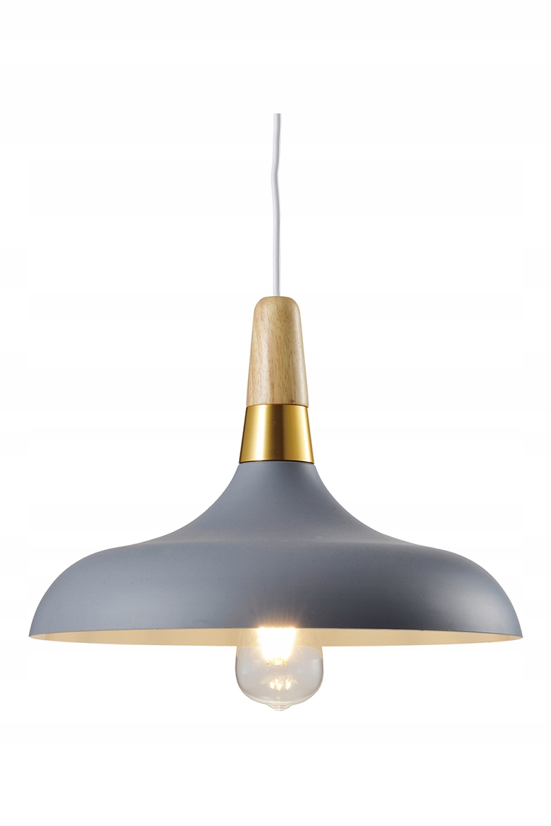 Oprawa sufitowa Skandi 1, E27, IP20, szara, Gtv