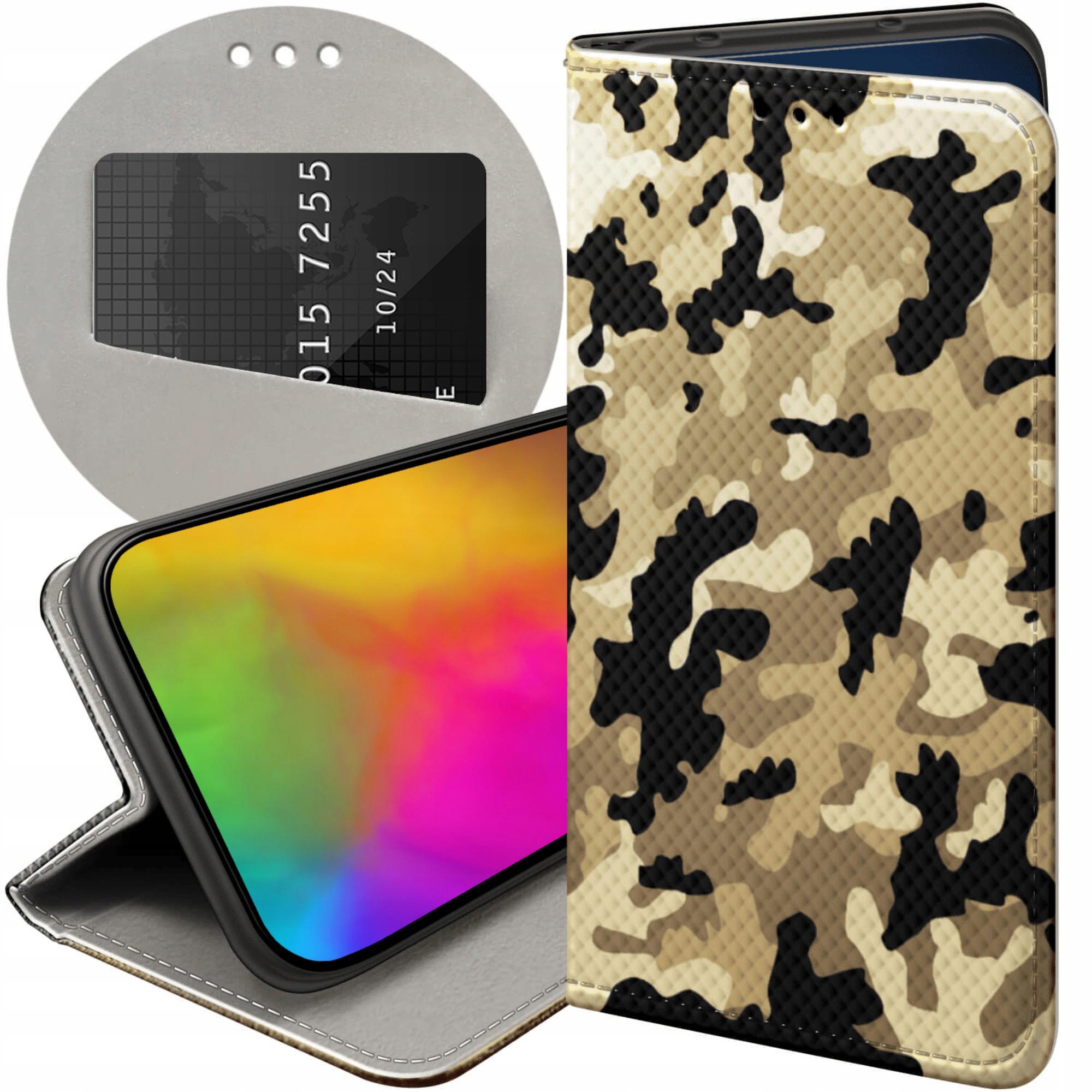 Etui Z Klapką Do Honor MAGIC7 Pro Moro Wojskowe Militarne Futerał