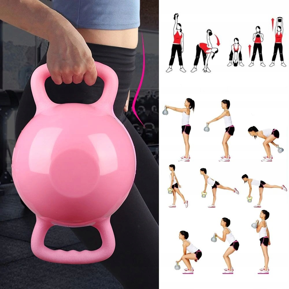 Kettlebell na wodę, 2 uchwyty, regulowany 1-5 kg Rodzaj inny