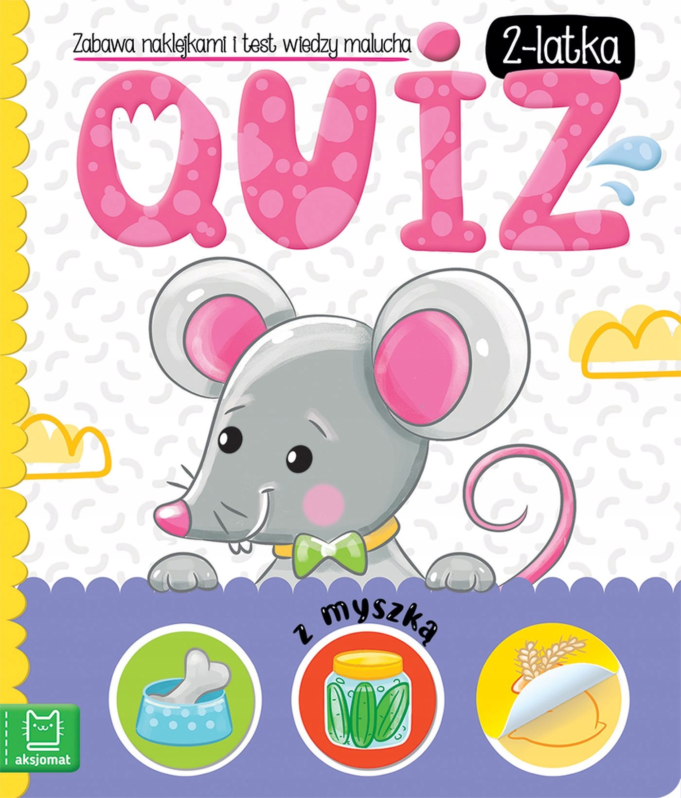 

Quiz 2-latka z myszką ćwiczenia Naklejki