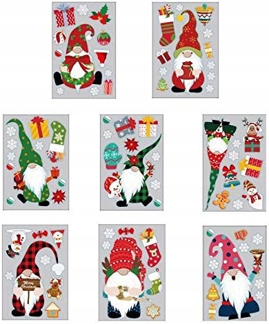 NAKLEJKI ŚWIĄTECZNE NA OKNO SZYBĘ ŚWIĘTA DEKORACJE