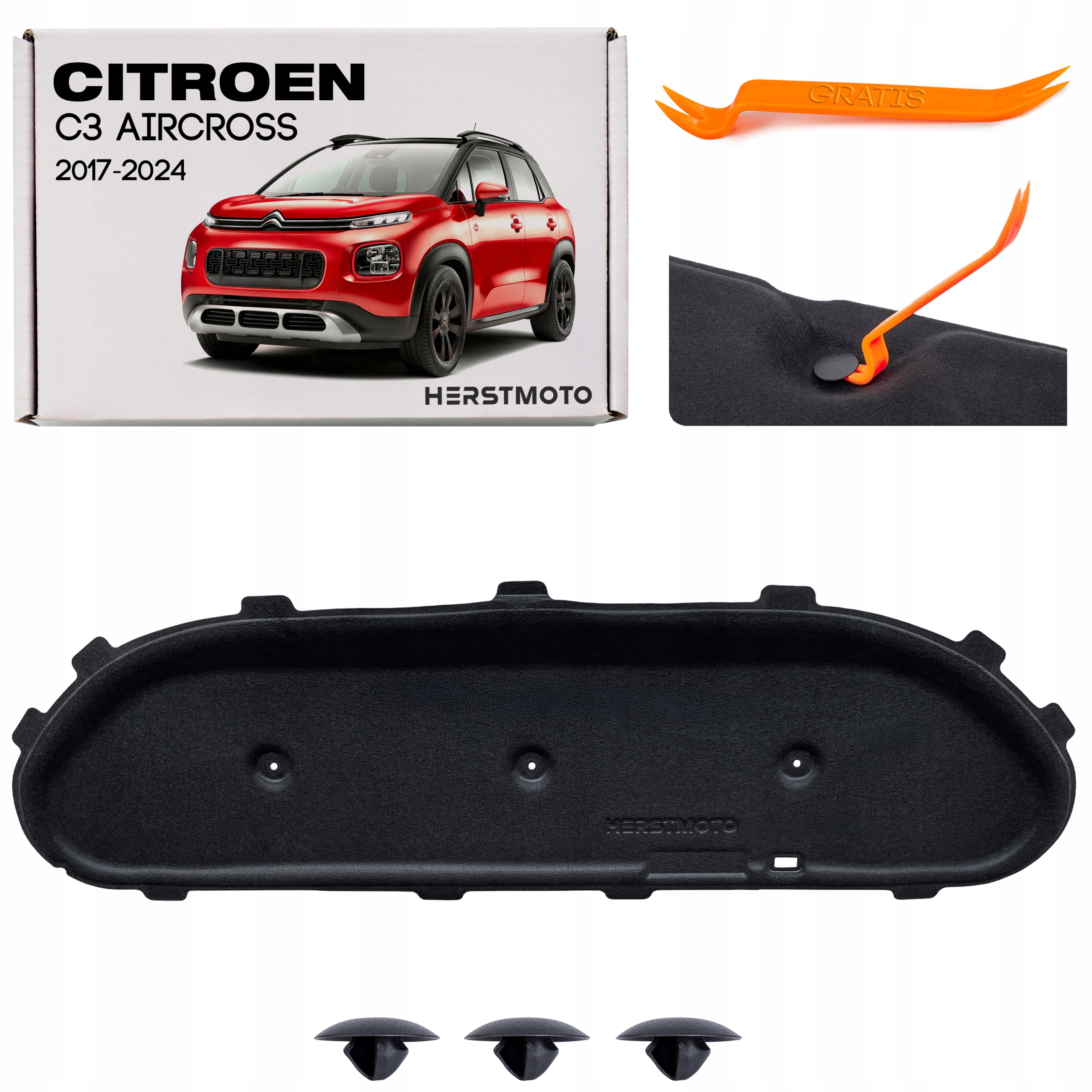 Citroen C3 Aircross 2017-2024 Ztlumení Masky YQ00040780