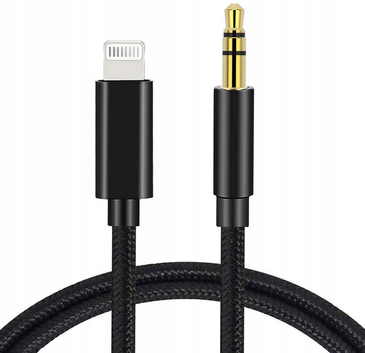 

Nylonowy Kabel Lightning Do Jack 3.5MM Aux 100CM