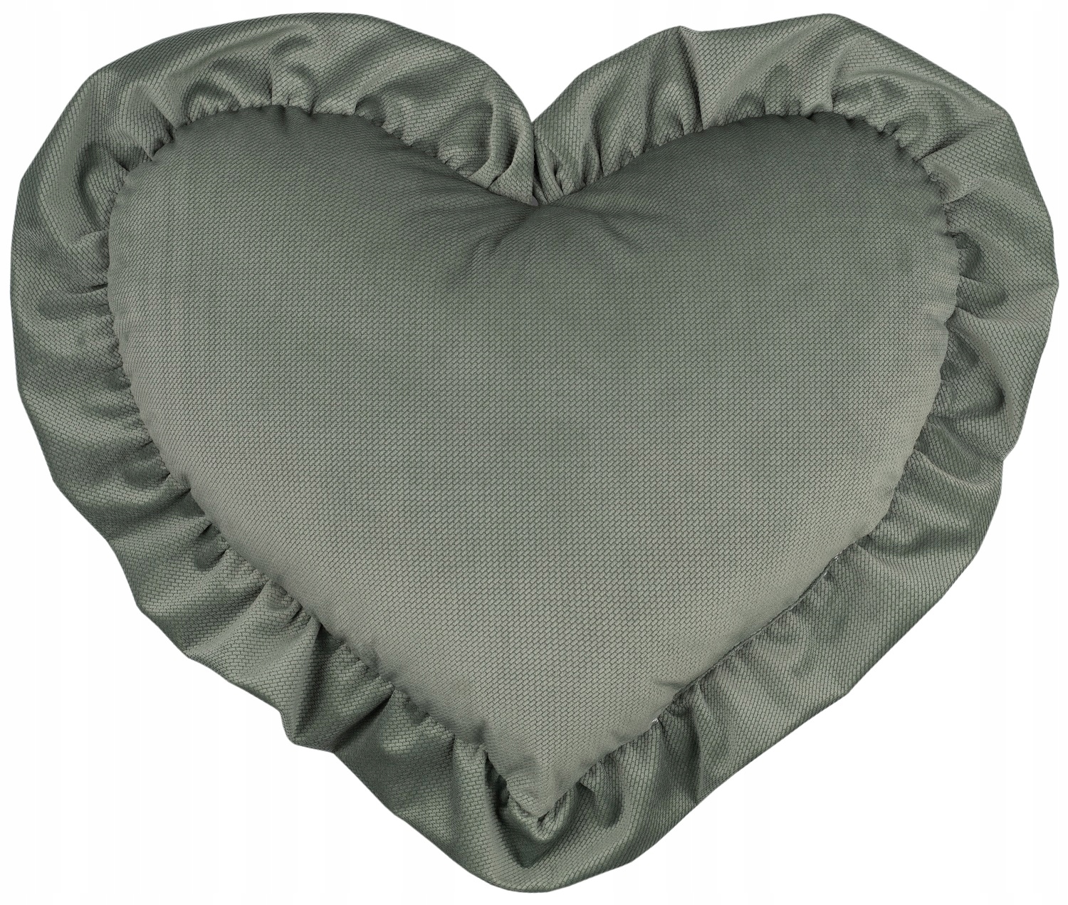 PODUSZKI DEKORACYJNE SERCE Z FALBANKĄ VELVET