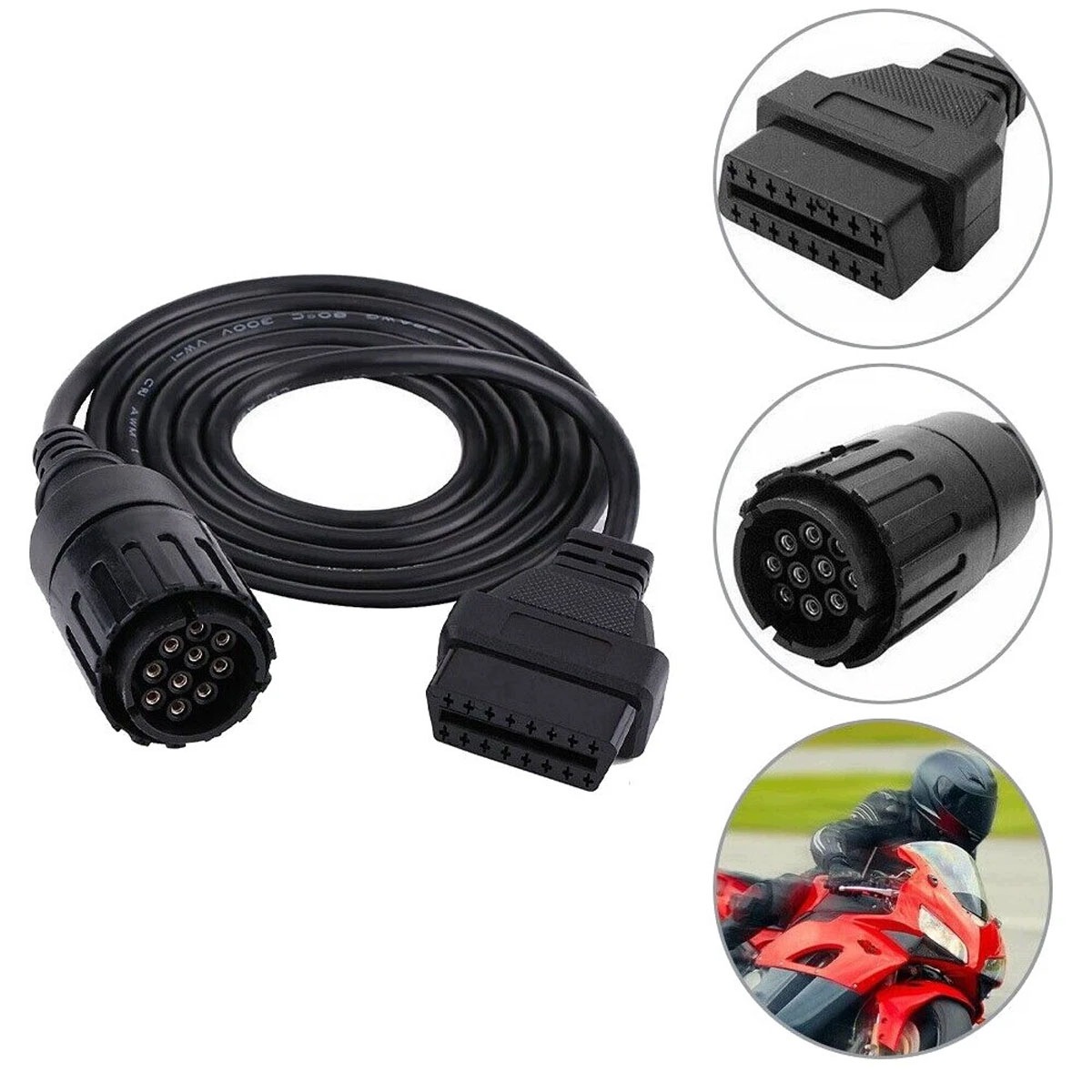 Bmw 10 pin Adapter Kabel do Motocykli Kabel Przewód 16 pin