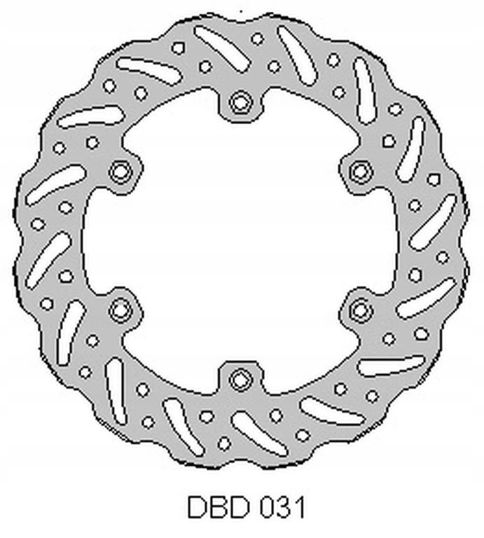 Brzdový Kotúč Zadný Yamaha Wr 125 92-00, Yz 125 90-00, Wr/yz 250 90-00