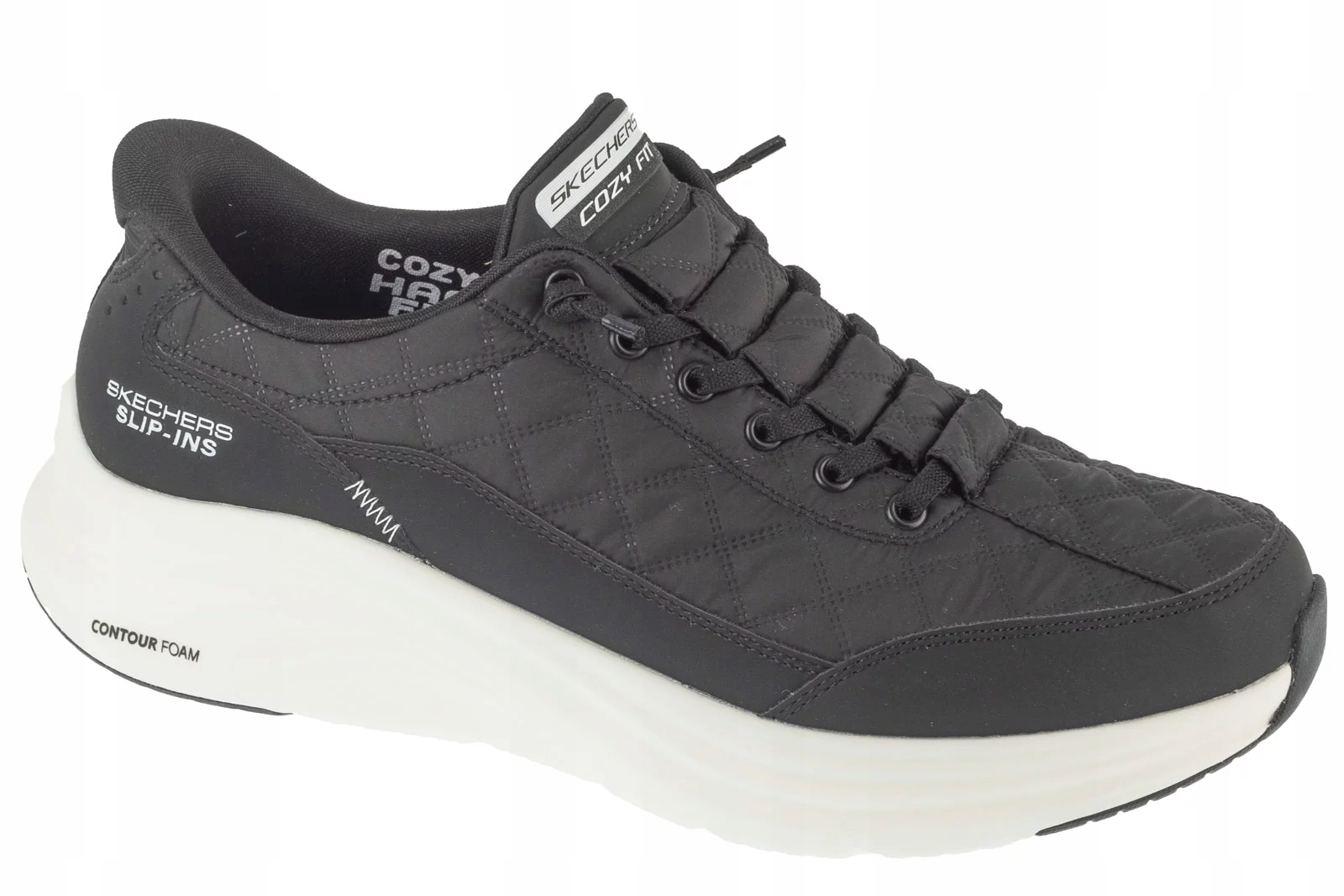 Pánské boty Skechers Slip-Ins Contour Foam 232619-BKW Vel 42,5