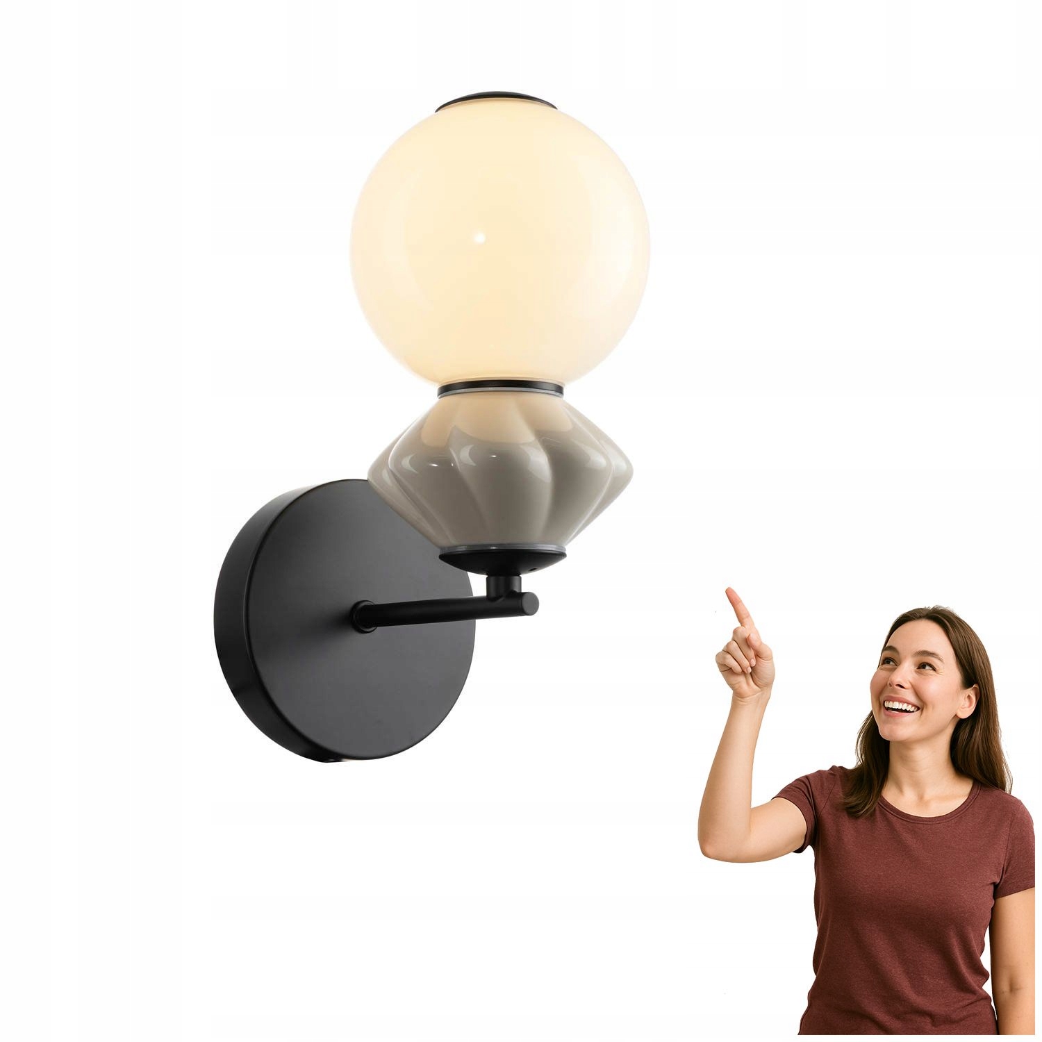 Led nástenné svietidlo 5W Balos WL-94921-1A-BK Italux