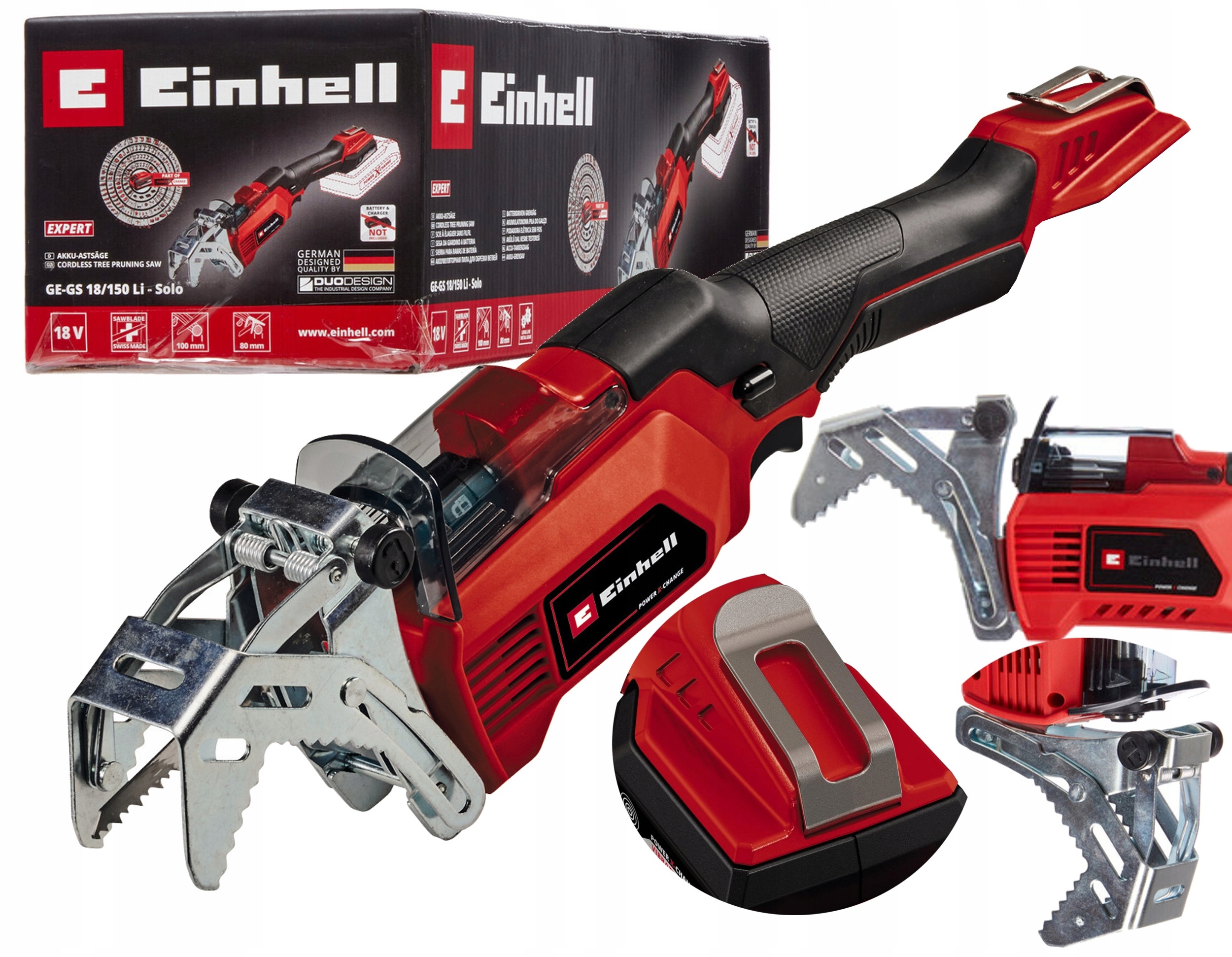 Einhell Kompaktná Akumulátorová Píla Na Konáre Ge-gs 18/150 Solo