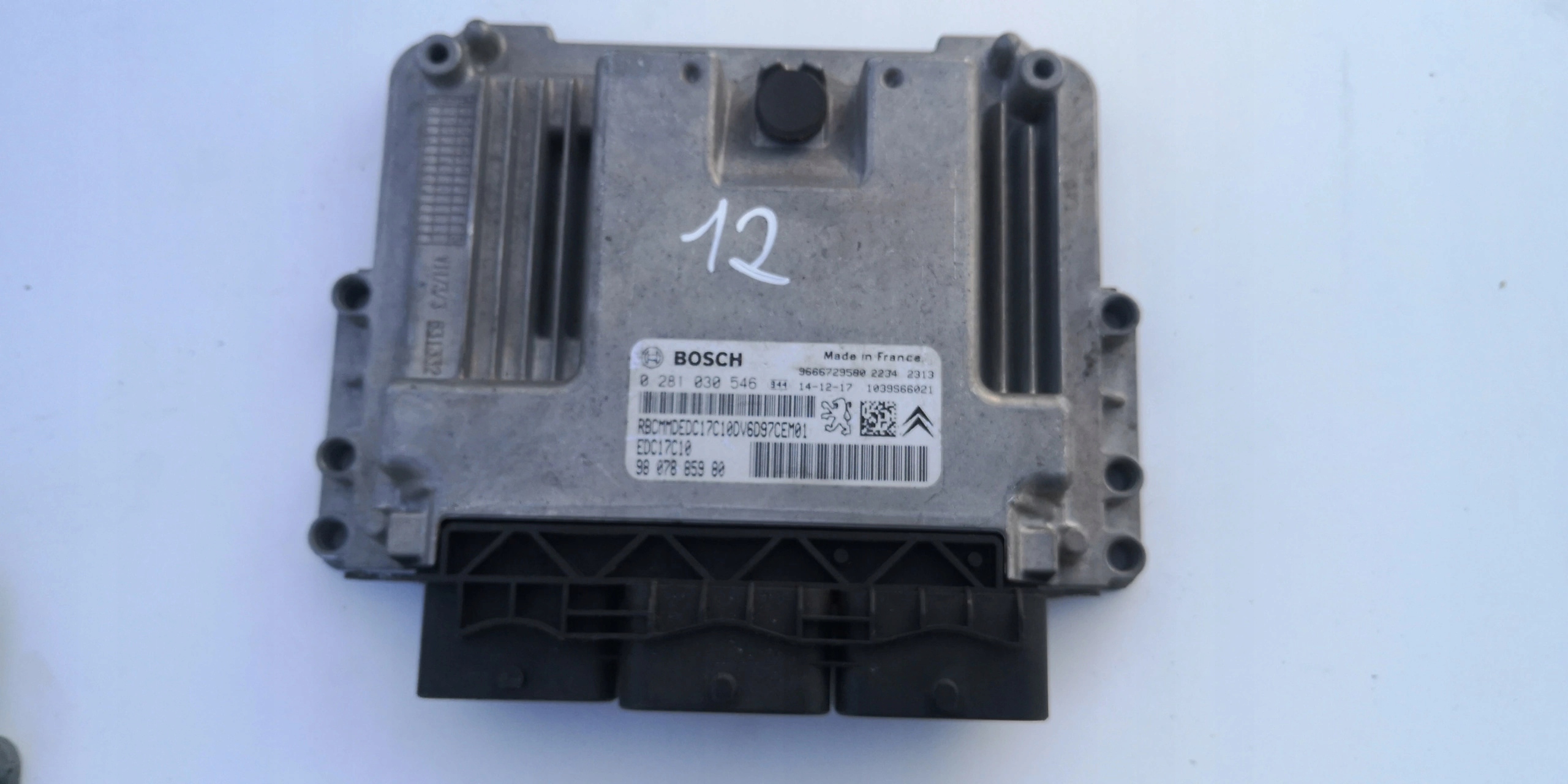 Computer ECU PEUGEOT CITROEN 9666729580 Original
