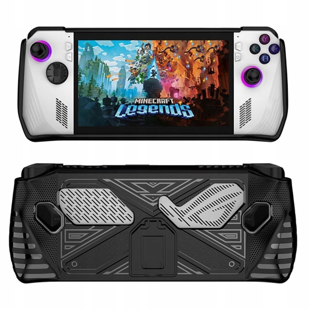 ETUI OBUDOWA SILIKONOWA Z PODSTAWKĄ DO KONSOLI ASUS ROG ALLY CZARNE