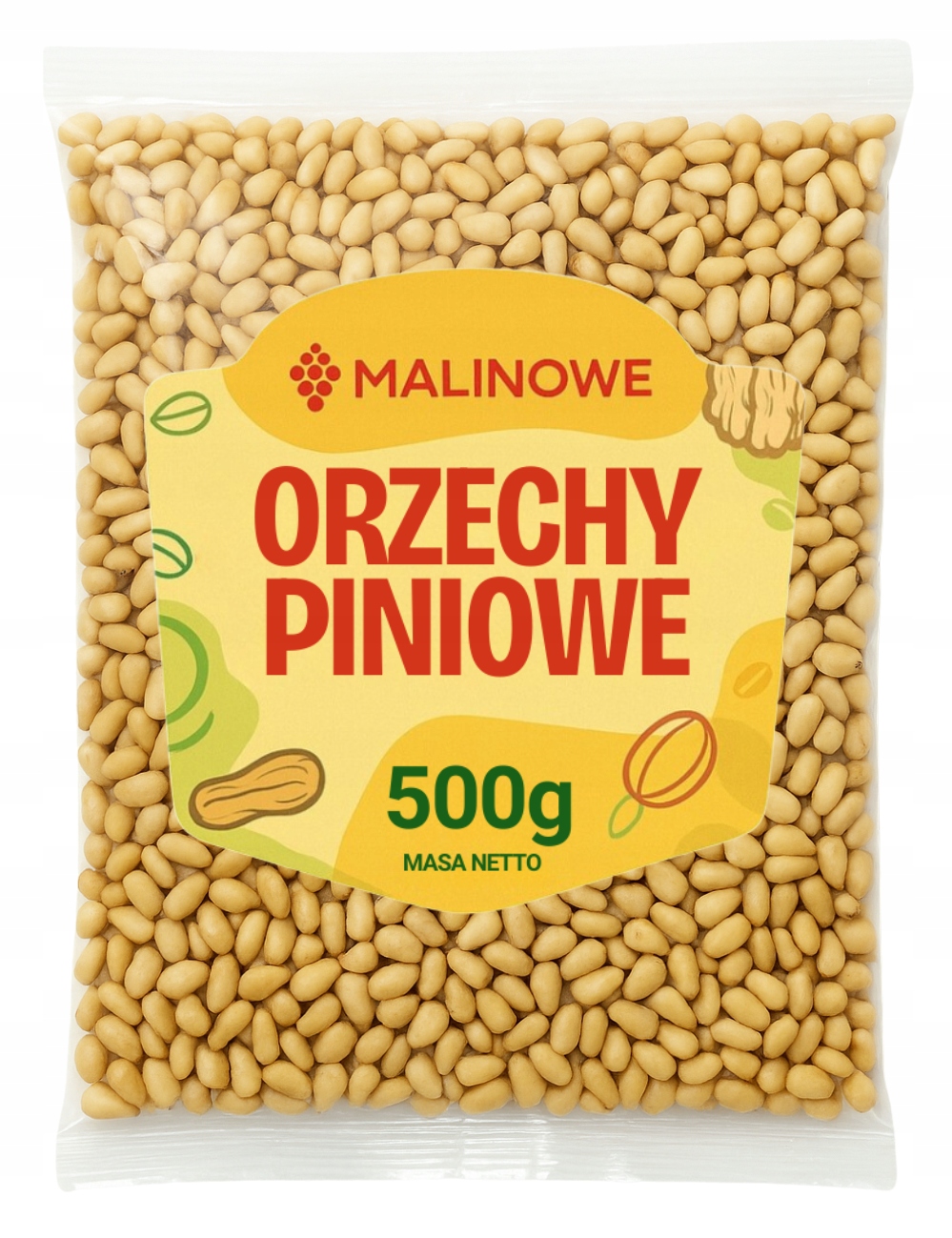 Levně Piniové Ořechy 500g Vysoká Kvalita Premium
