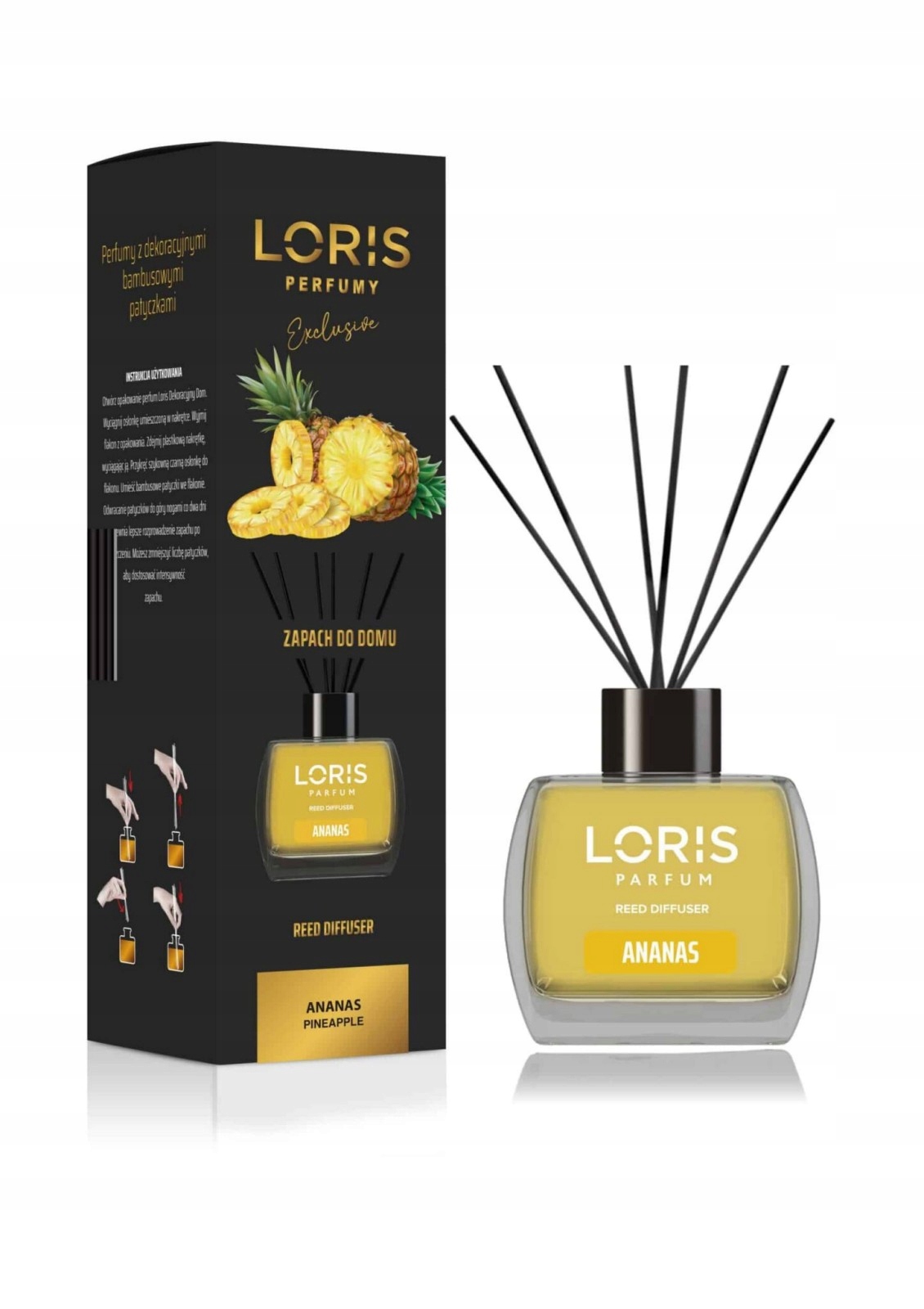 ZAPACH DO DOMU LORIS PERFUMY EXCLUSIVE 120 ML ANANAS