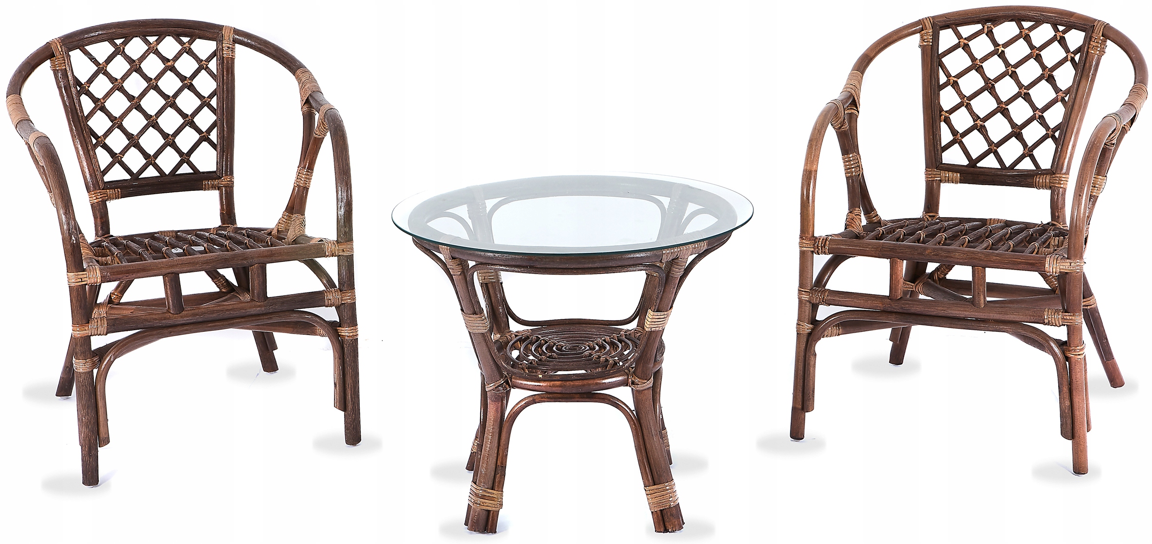 ZESTAW MEBLI RATTANOWYCH ogrodowych taras balkon Kod producenta K11297