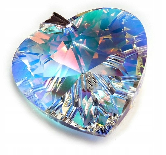 Krystaly Přívěsek Aurora Heart Stříbro