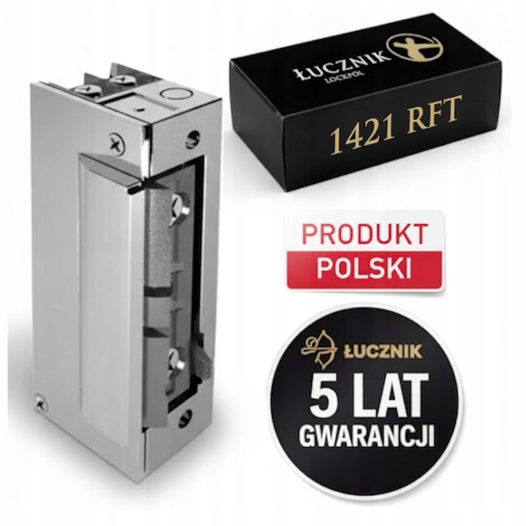 Elektrozávěs 1421RFT 12V 24V radiální s REVERZNÍm výkluzem S Blokádou