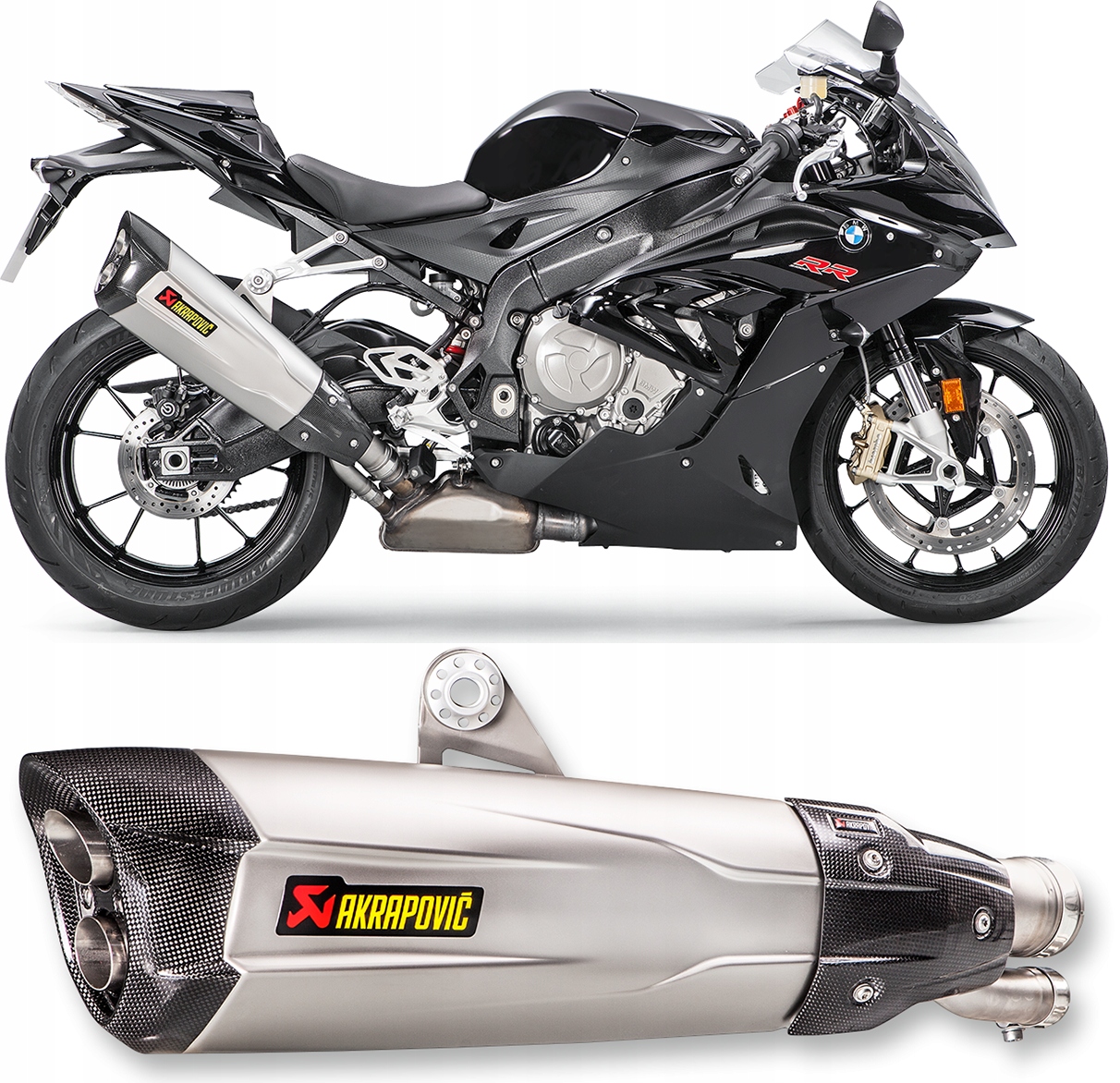 S-B10SO6-HDVDZT - Глушитель выхлопных газов Akrapovic BMW S 1000 RR 2017-2018