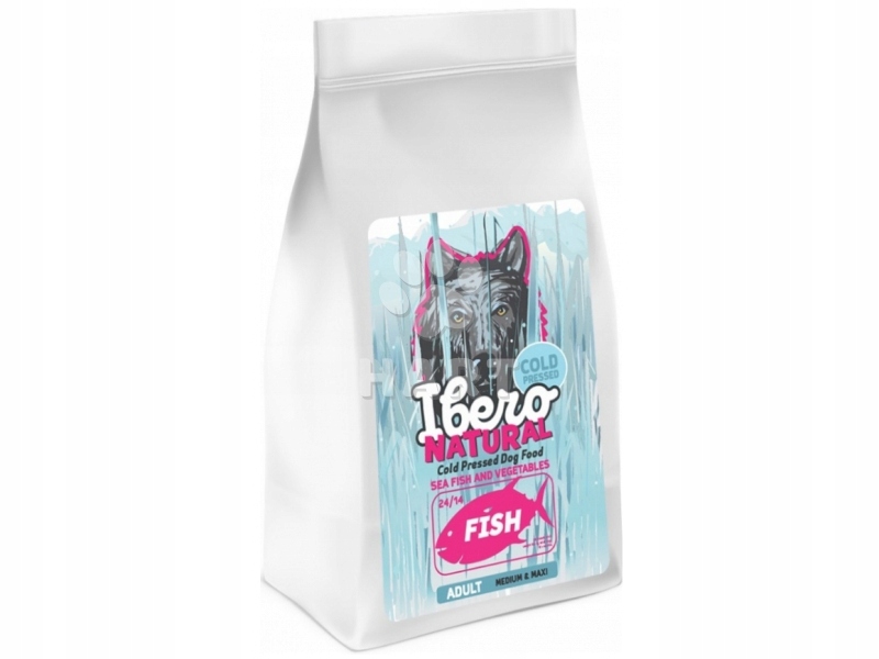 Ibero Cold Pressed Dog Adult Medium Large Sea Fish and Vegetables 12kg