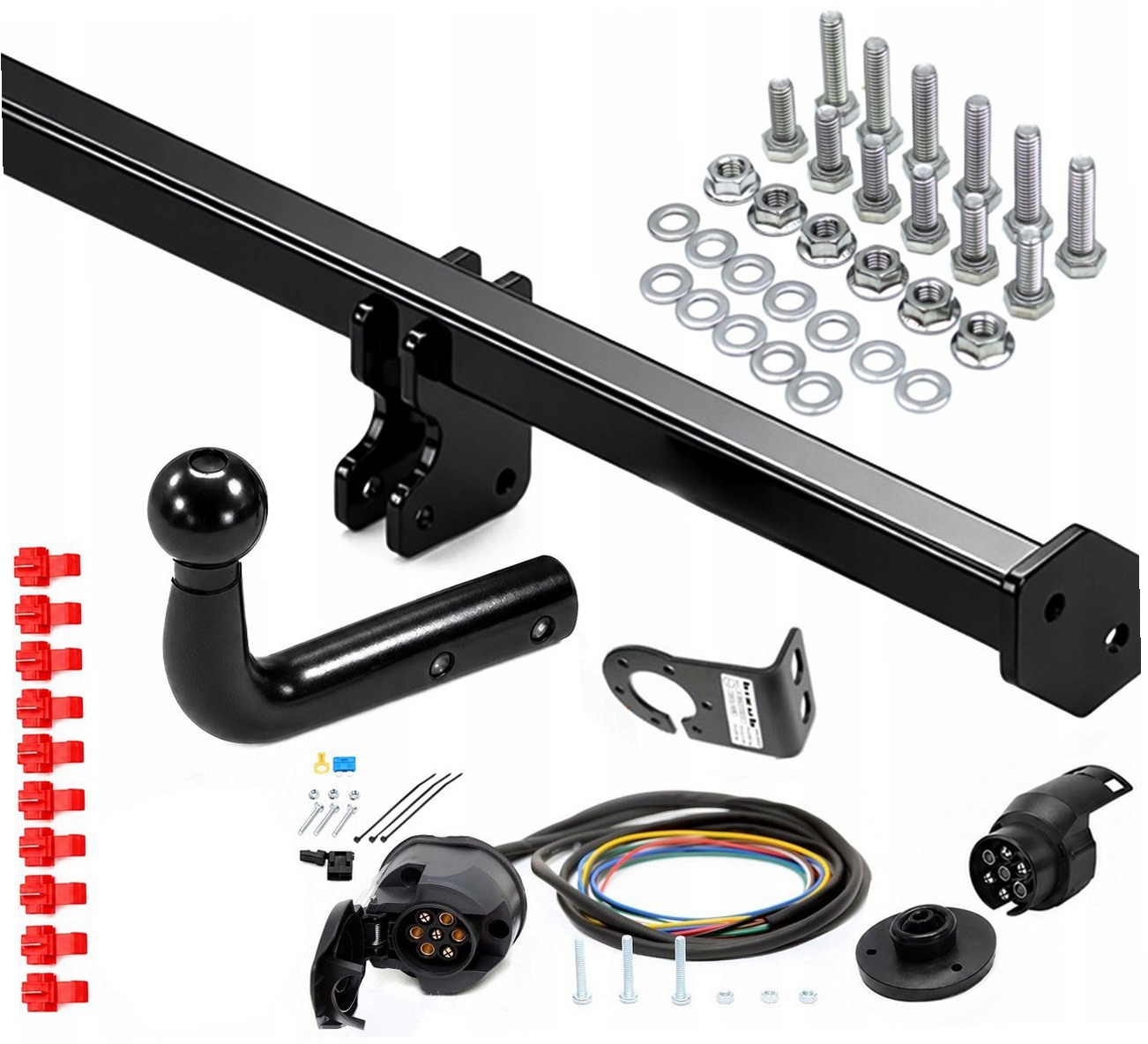 Uciąg 1600kg Hak Holowniczy Citroen Berlingo II2 od 2008 2023r wiązka 7-PIN