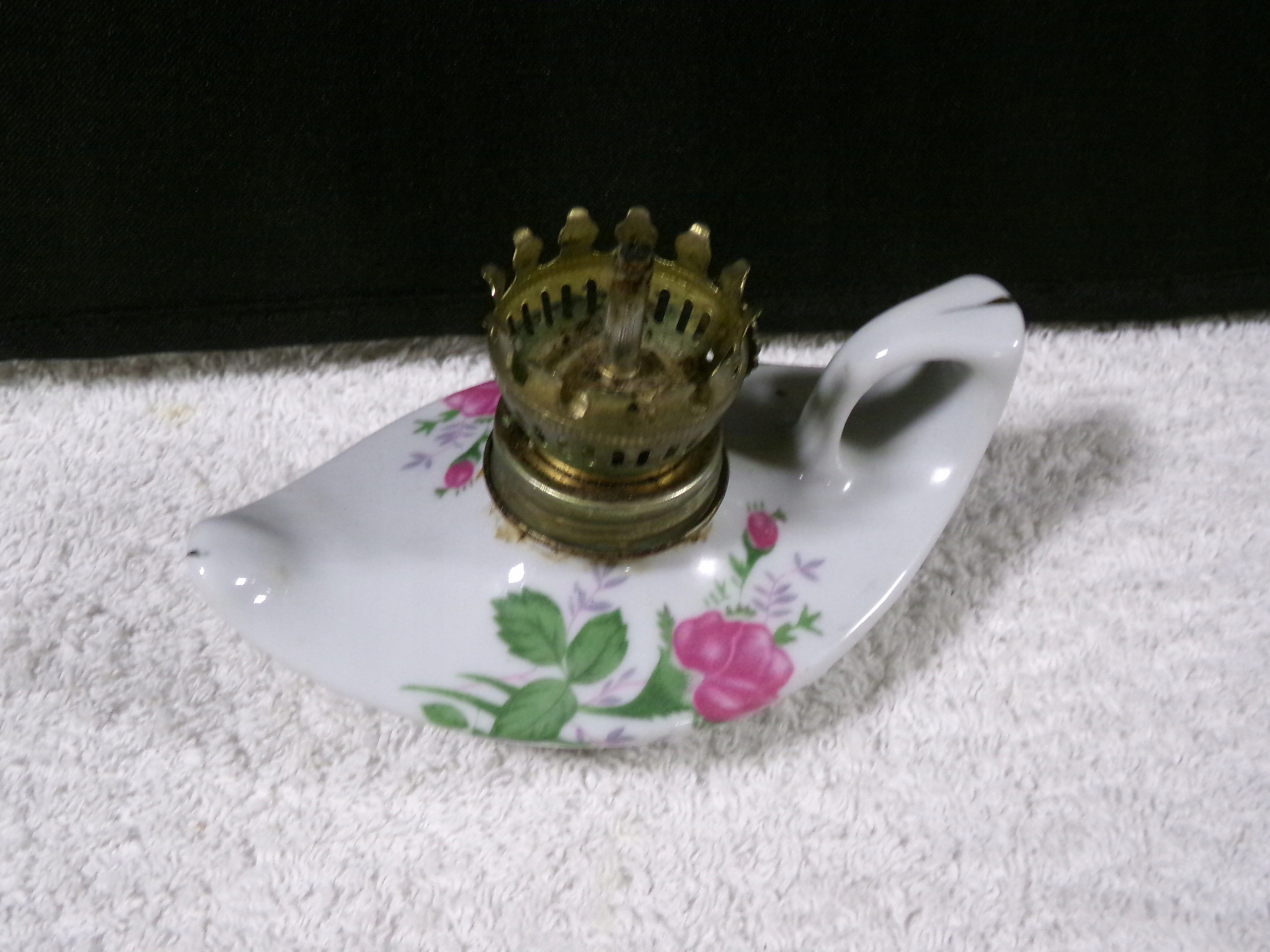 PORCELANOWA LAMPKA OLIWNA