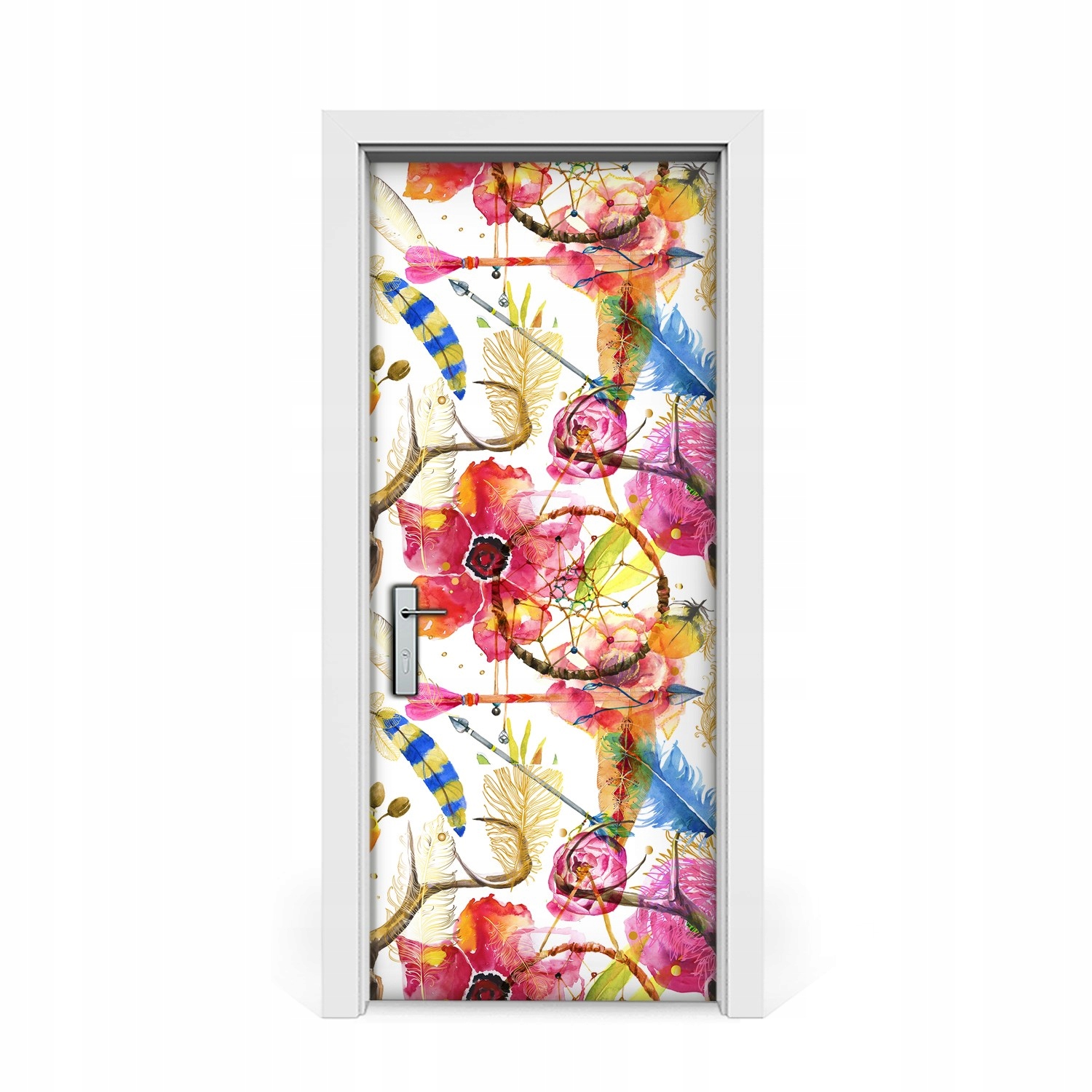 

Okleina na drzwi Indiańskie motywy 85x205