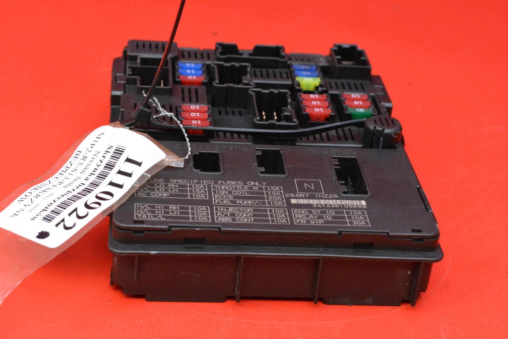 fuse box BSI 284B7-1HZ2A NISSAN NOTE 2 II E12 1.2 VVT 80 KM
