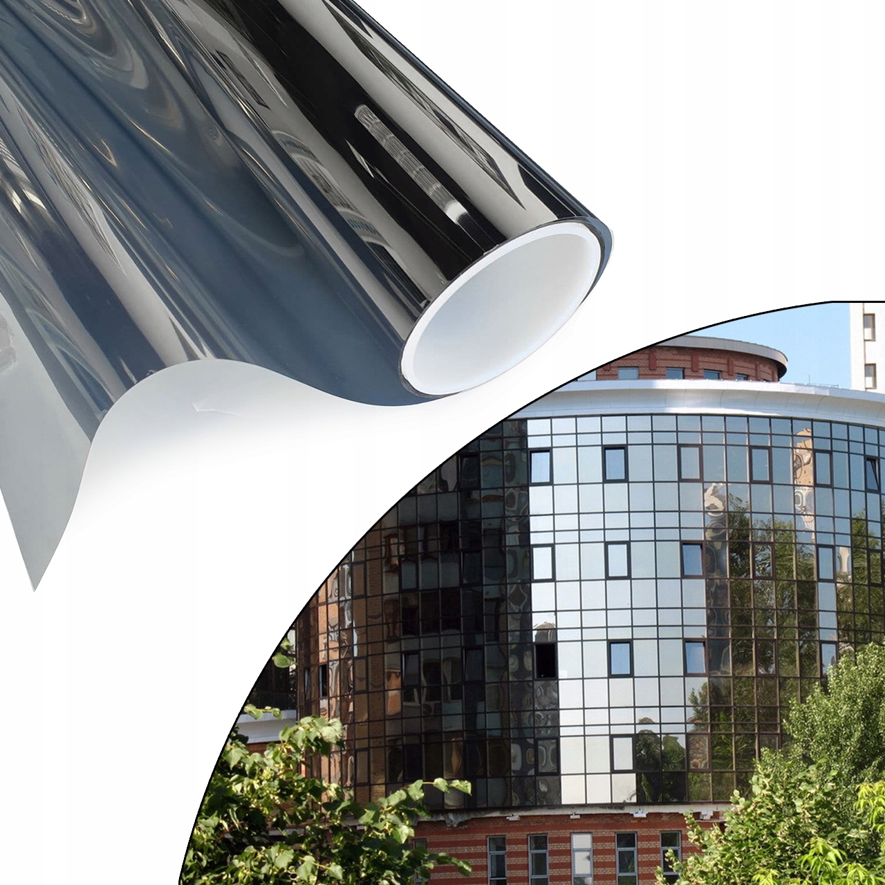 

Folia Lustro Weneckie Zewnętrzna Srebrna 75x152cm