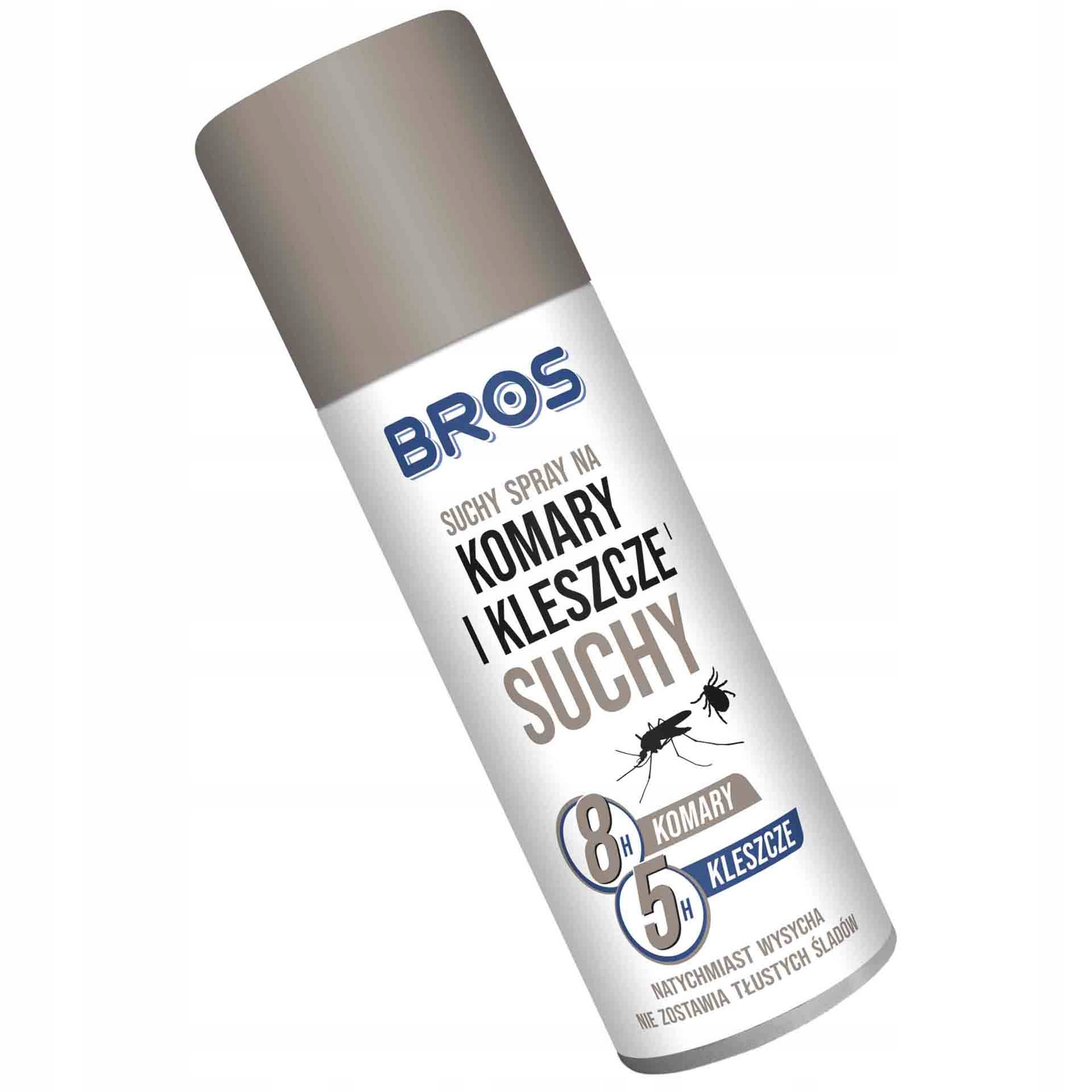BROS SUCHY SPRAY NA KOMARY I KLESZCZE 90 ml