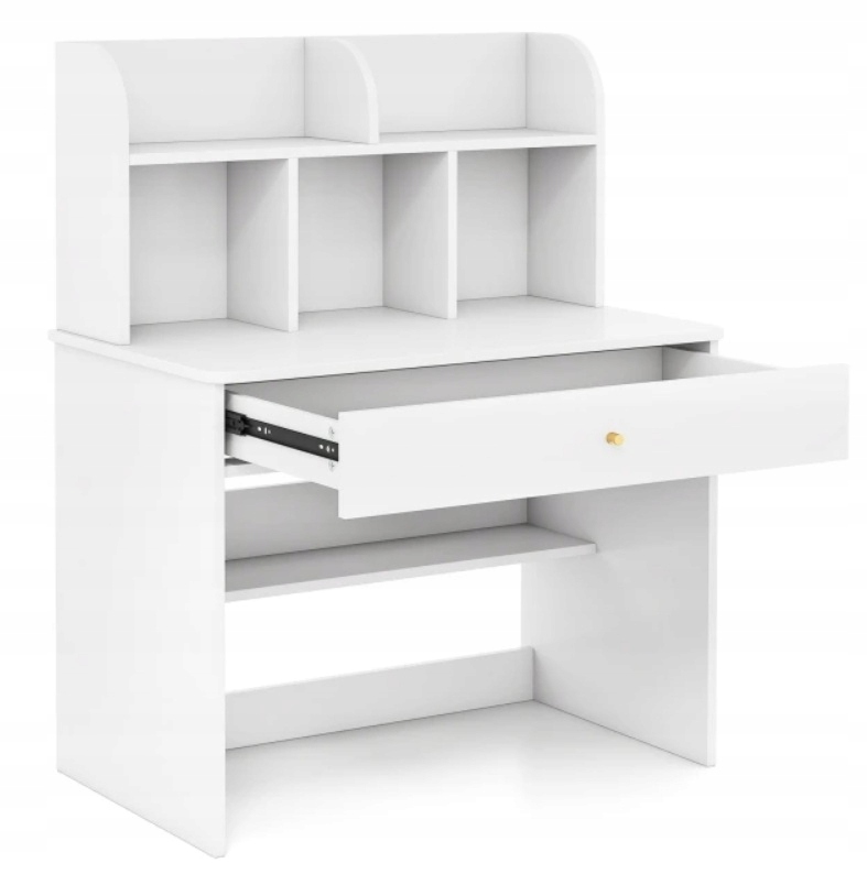 Biurko Costway 80 x 48 x 102 cm biały