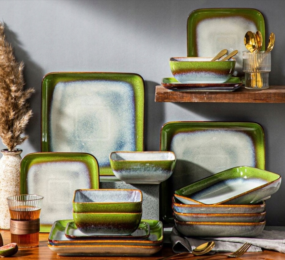 Zastawa VANCASSO STERN komplet talerzy serwis obiadowy dla 8 osób / 32szt