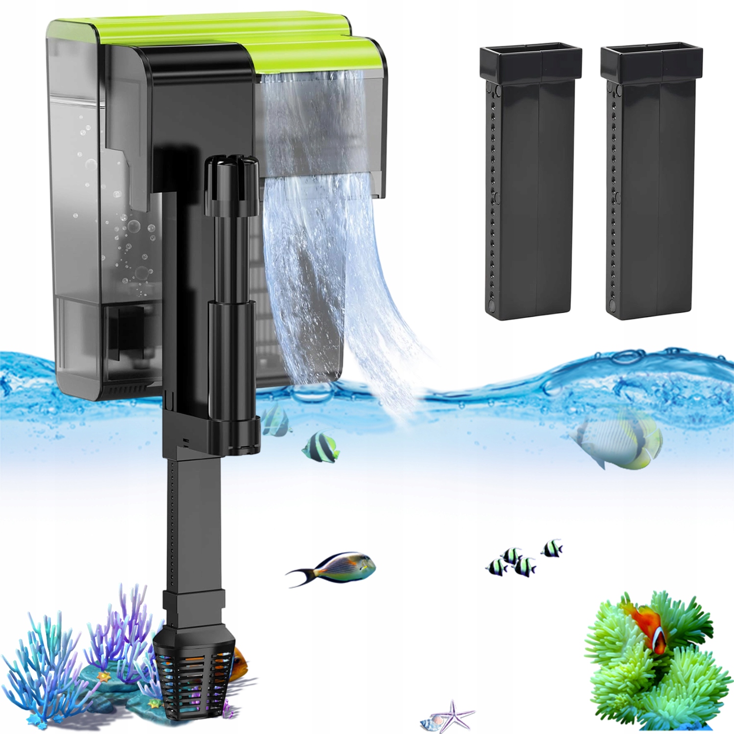 Levně Závěsný Filtr S Uv Lampou – Sterilizace, Odstranění Membrány A Regulovatelný Průtok