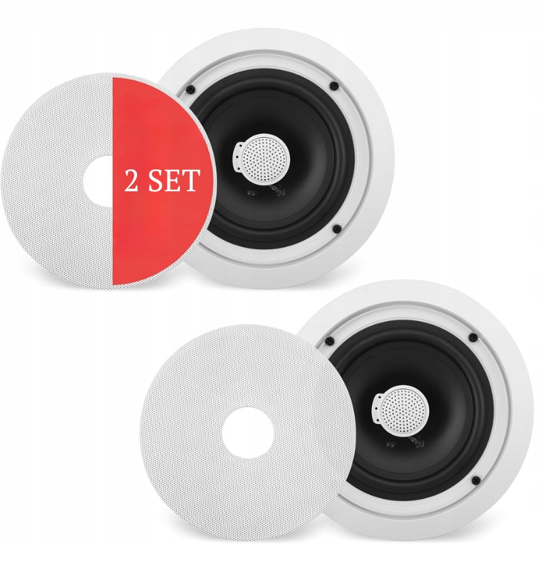 Stropní Reproduktory 250 W, Sada Silných Basů, Pyle