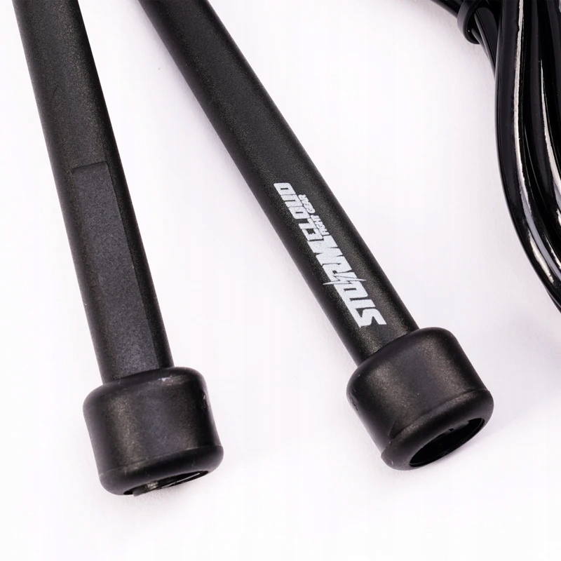 StormCloud Skakanka bokserska crossfit PCV Basic podstawowa czarna Model Basic Beginner Black