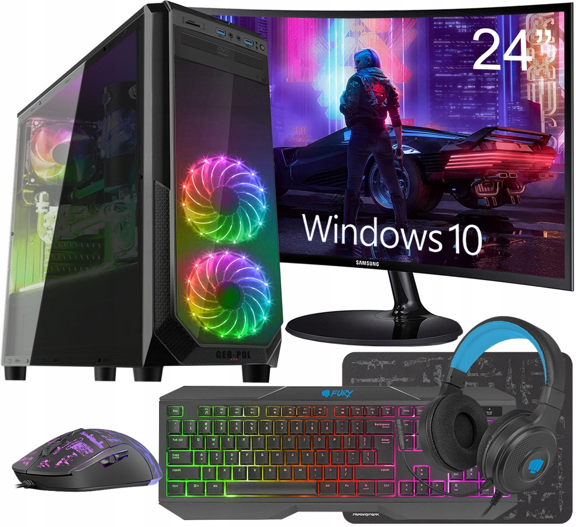 

Zestaw Do Gier i7 Radeon Rx 16GB Ssd 512 MONITOR24