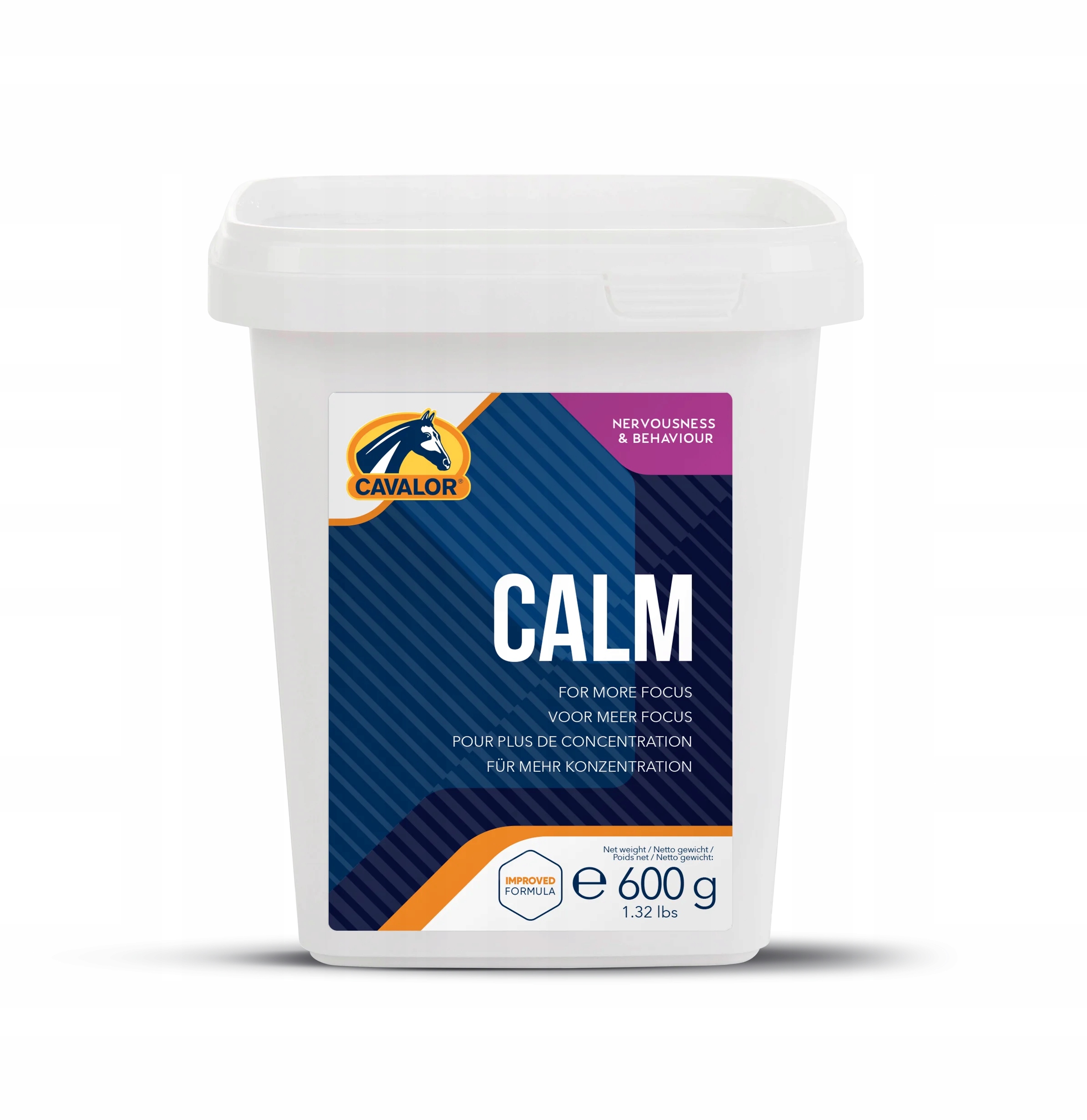 Środek anty-stresowy dla koni Cavalor Calm 600g proszek