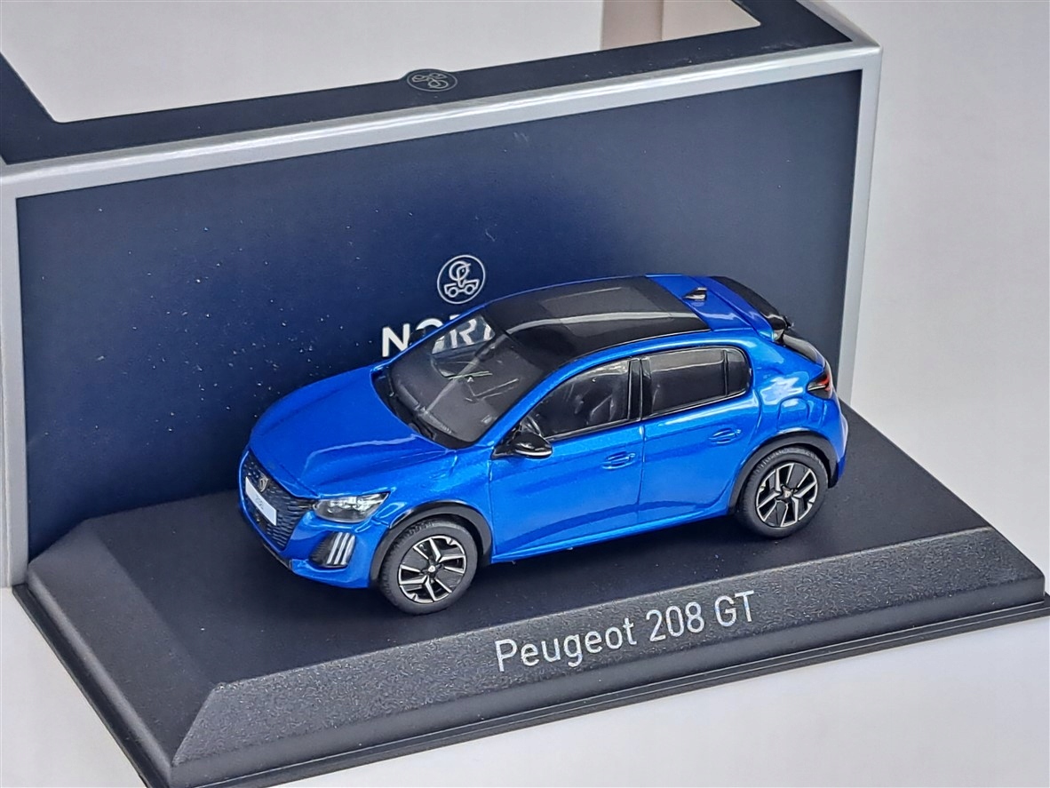 Norev Peugeot 208 Gt 2024 Vertigo Blue 1:43