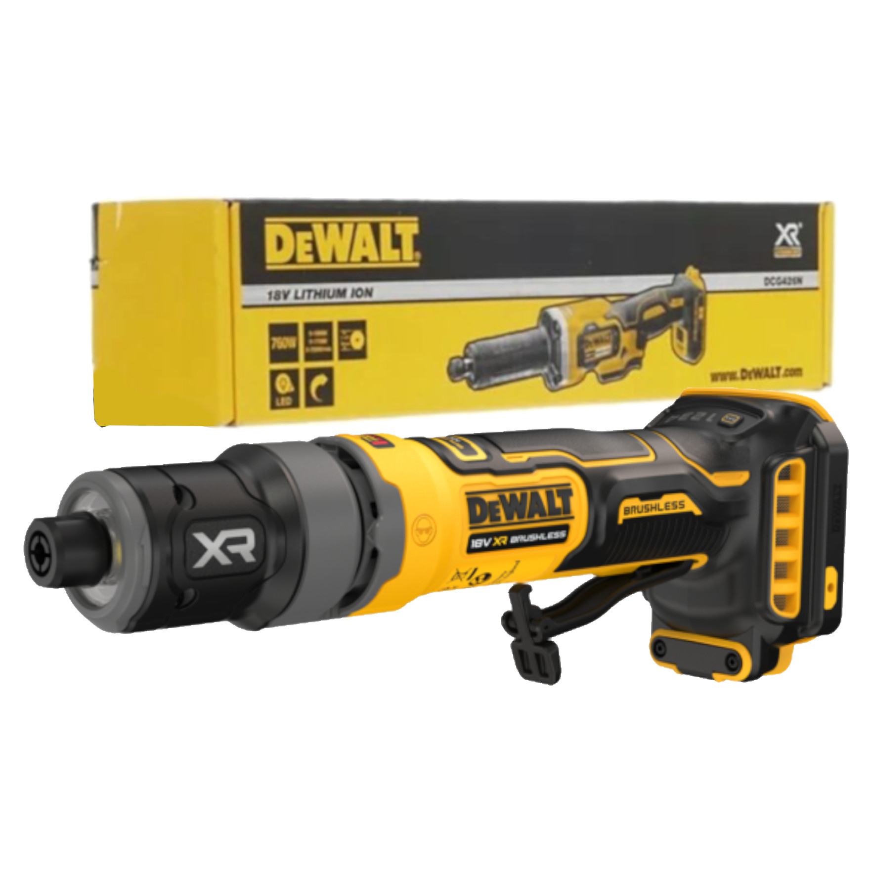 DeWALT Kompatkowa Szlifierka Prosta 18V Xr body DCG420N