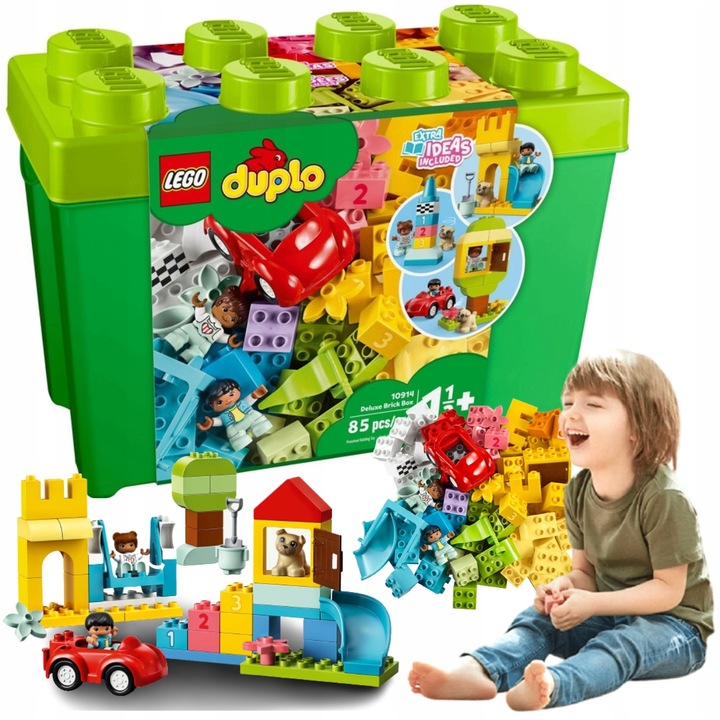 stavebnice Lego Duplo Velká Krabička XXL Kreativní Stavebnice Dárek Pro 2,3,4 Leté Dítě[tag_close_e]