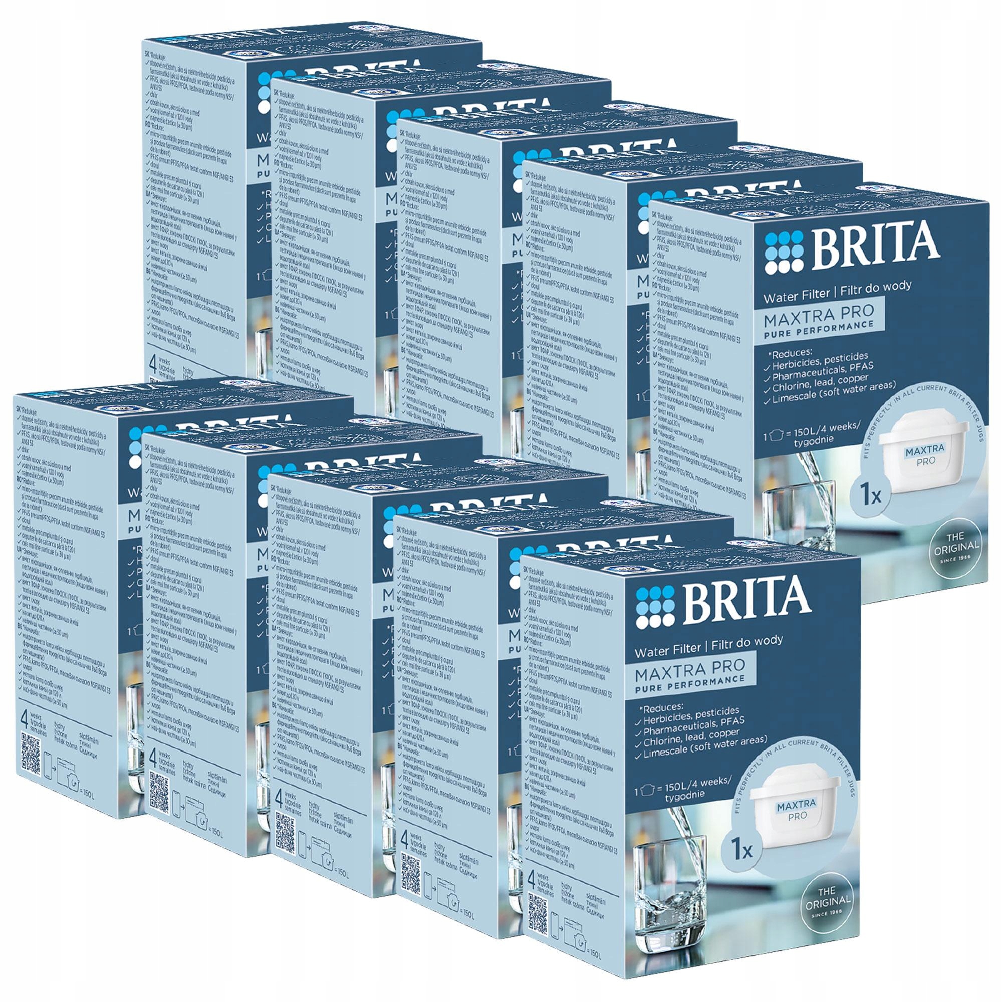 Náplně Brita Maxtra Pro Pure Performance do džbánu Brita Marella 10x