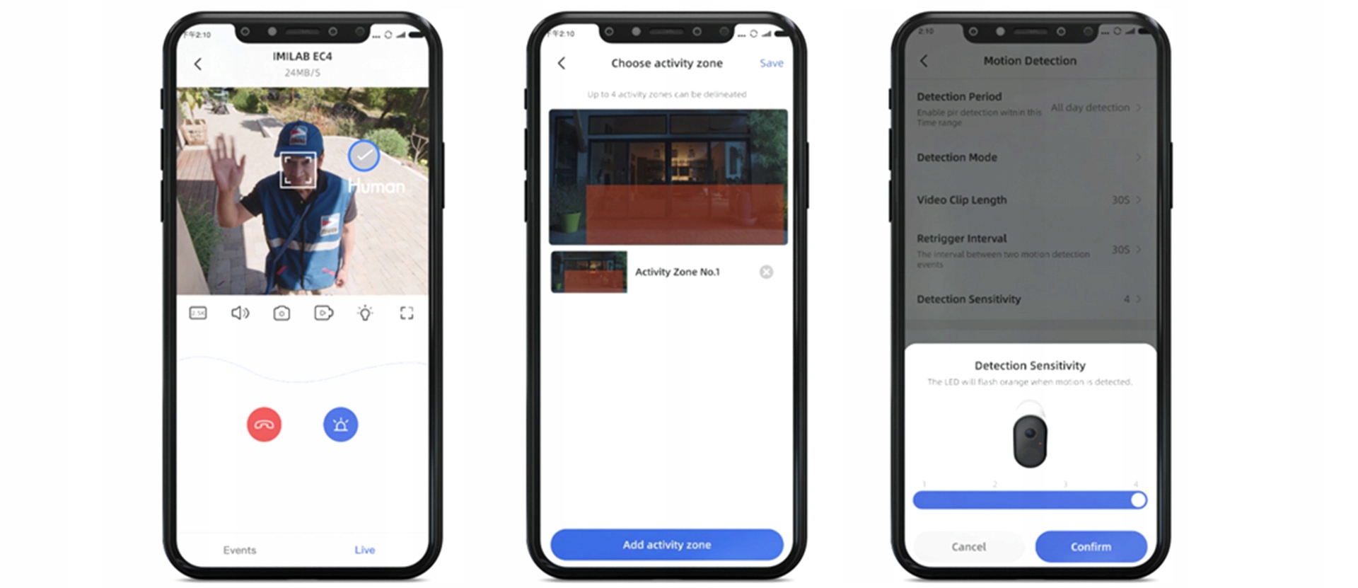 KAMERA ZEWNĘTRZNA IMILAB EC4 + BRAMKA +4xEC4 +64GB Stan opakowania oryginalne